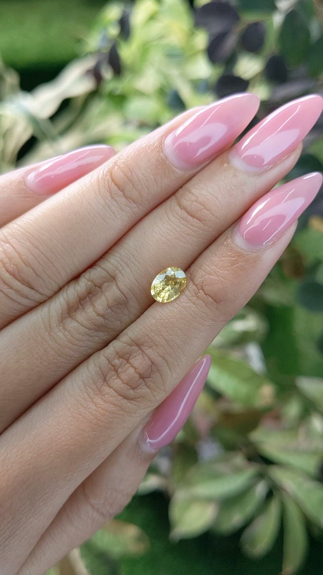 1.29 Ct. Yellow Sapphire from Ceylon (Sri Lanka) Size Video