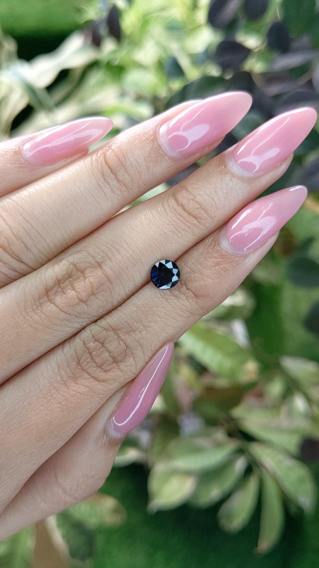 0.75 Ct. Greenish Blue Sapphire from Madagascar Size Video
