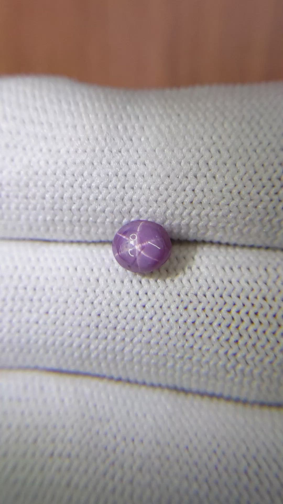 1.76 Ct. Purple Star Sapphire from Ceylon (Sri Lanka) Size Video