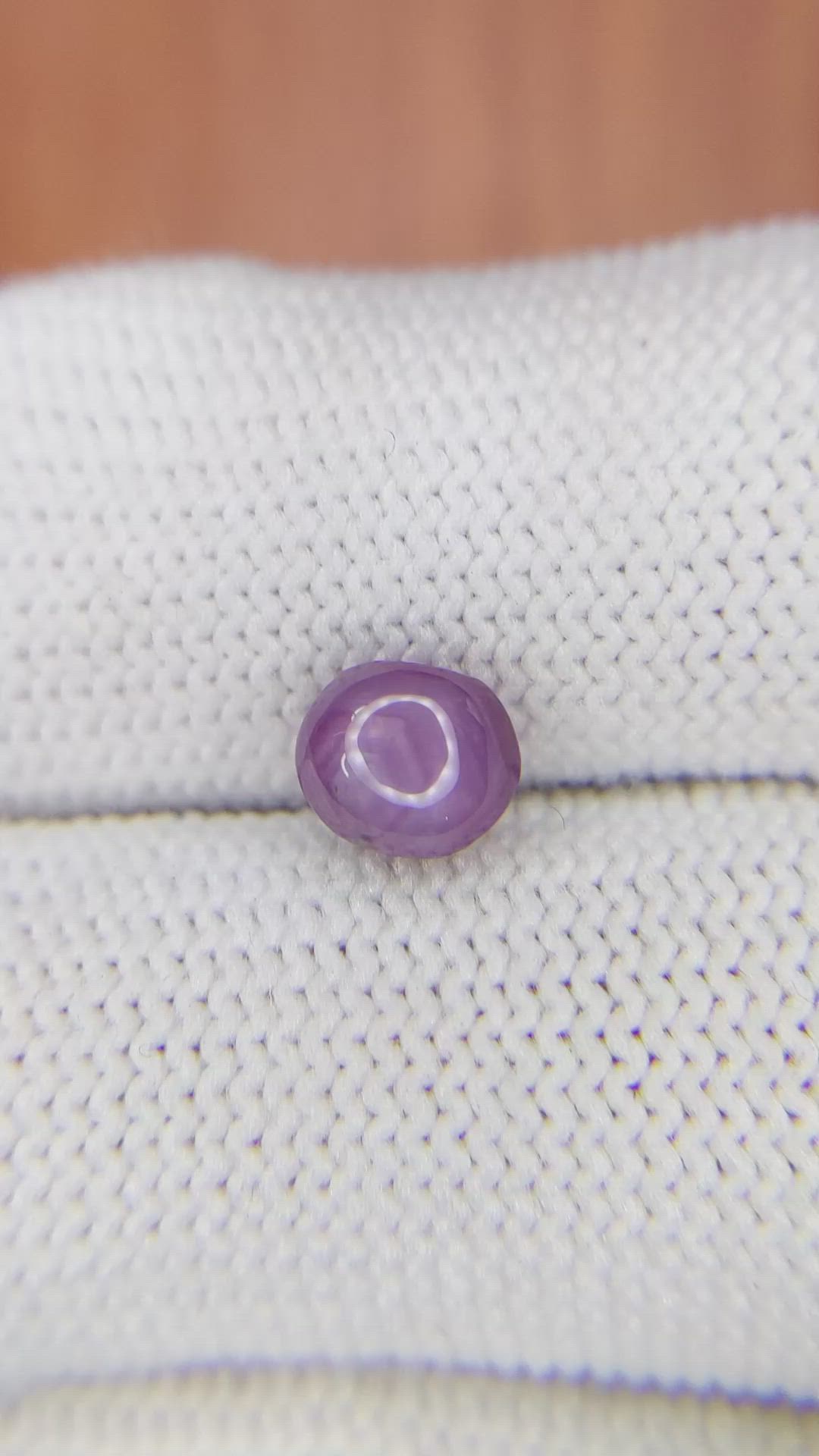 1.76 Ct. Purple Star Sapphire from Ceylon (Sri Lanka) Size Video