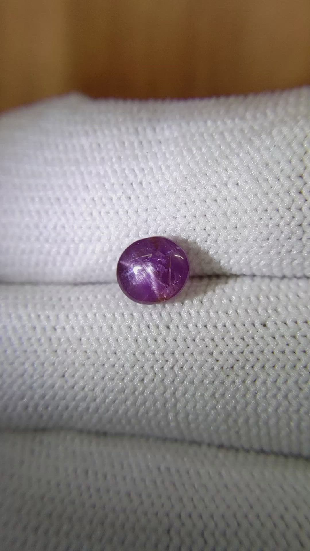 1.94 Ct. Purple Star Sapphire from Ceylon (Sri Lanka) Size Video