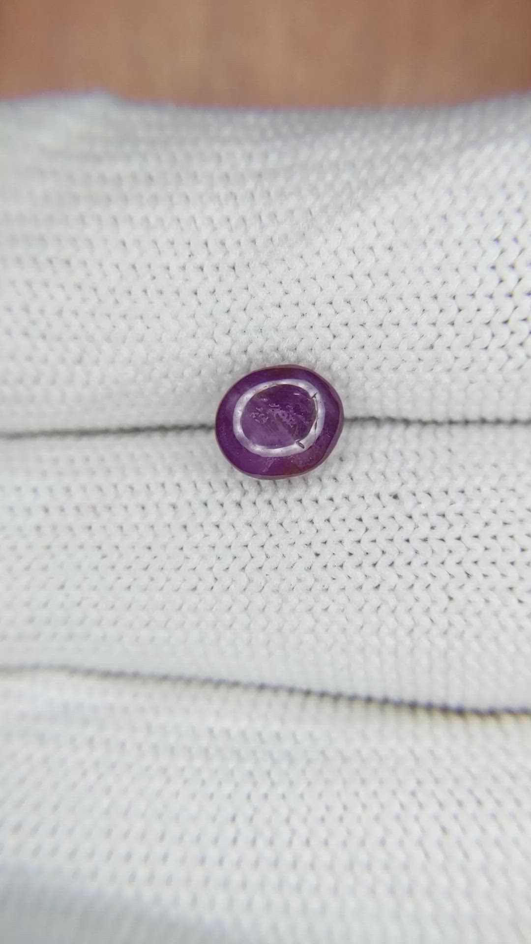 1.94 Ct. Purple Star Sapphire from Ceylon (Sri Lanka) Size Video