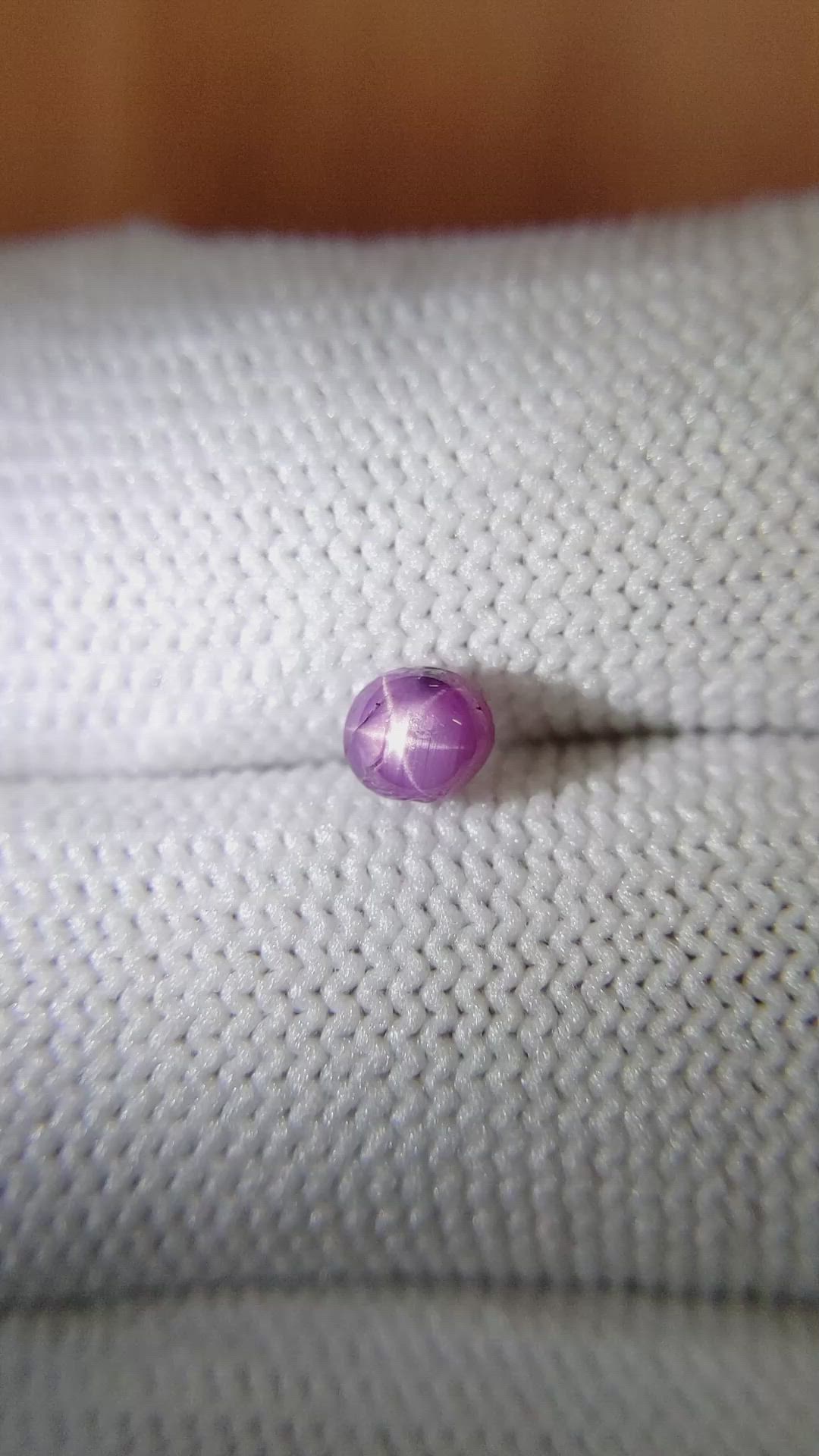 0.90 Ct. Purple Star Sapphire from Ceylon (Sri Lanka) Size Video