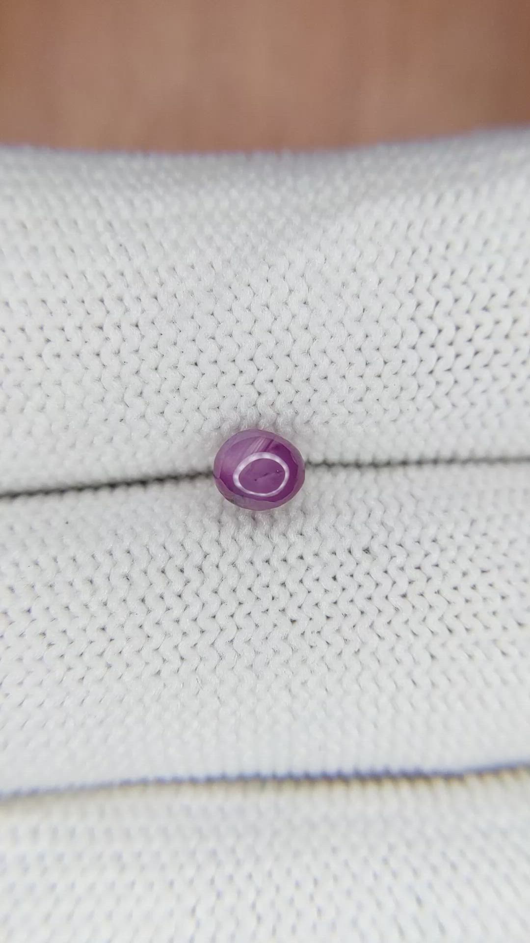 0.90 Ct. Purple Star Sapphire from Ceylon (Sri Lanka) Size Video