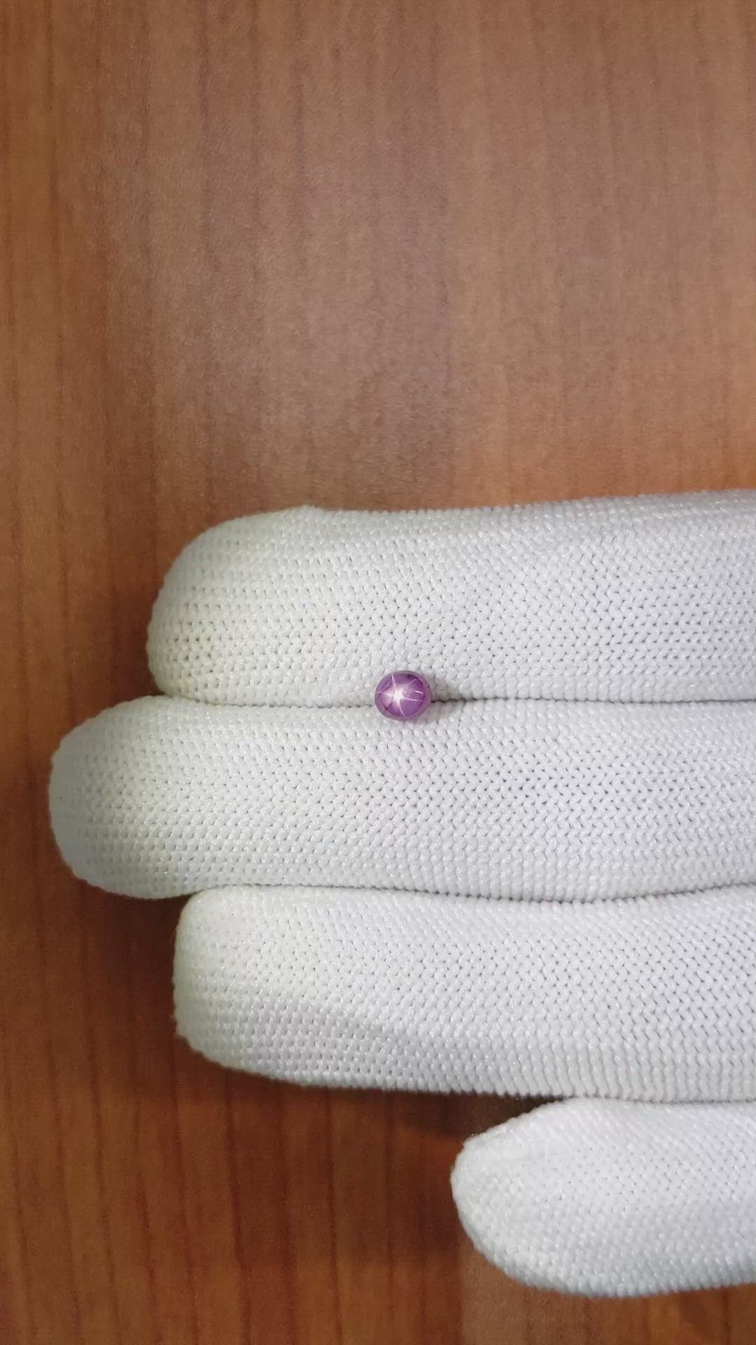 0.90 Ct. Purple Star Sapphire from Ceylon (Sri Lanka) Size Video