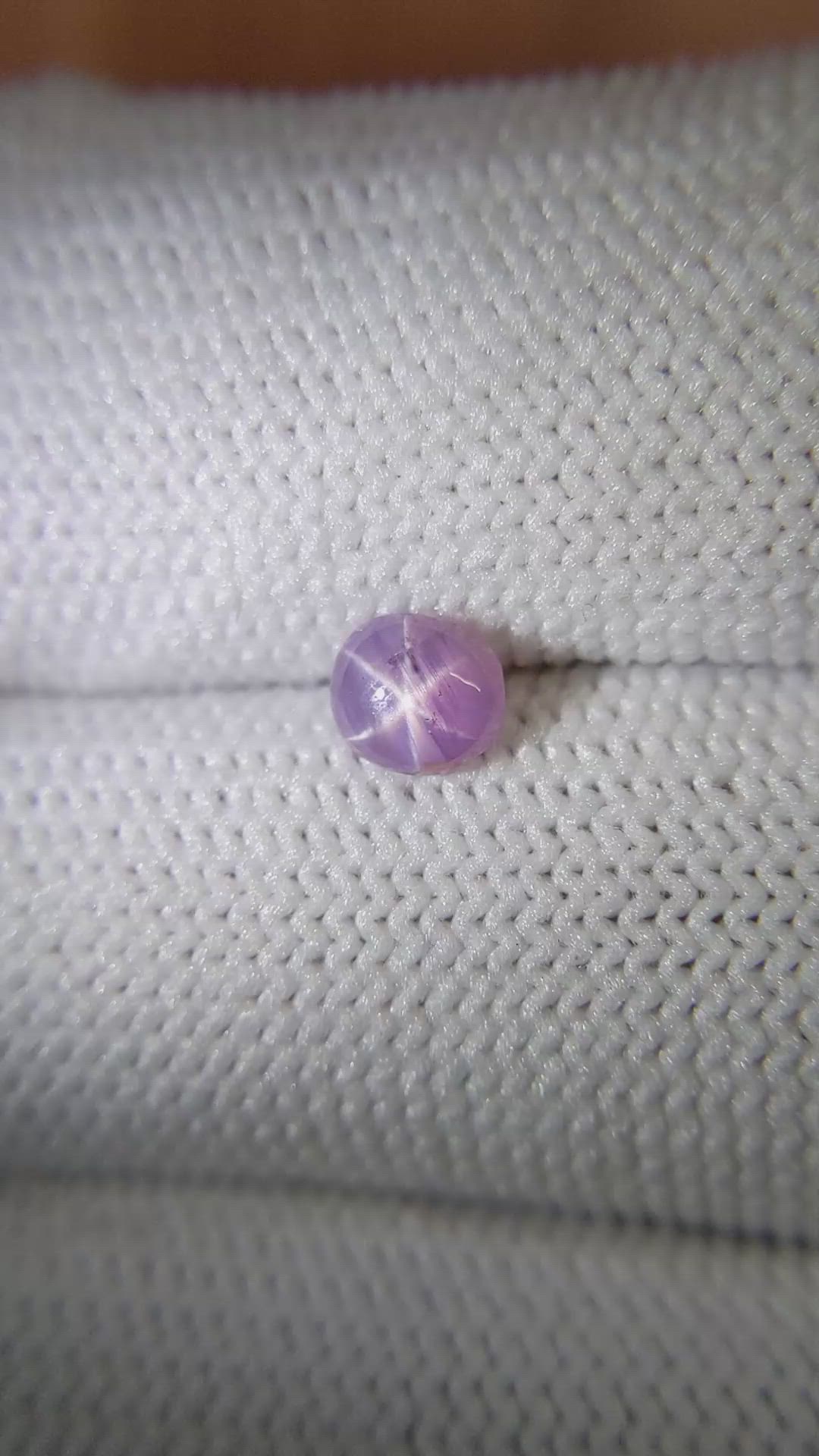 0.79 Ct. Purple Star Sapphire from Ceylon (Sri Lanka) Size Video