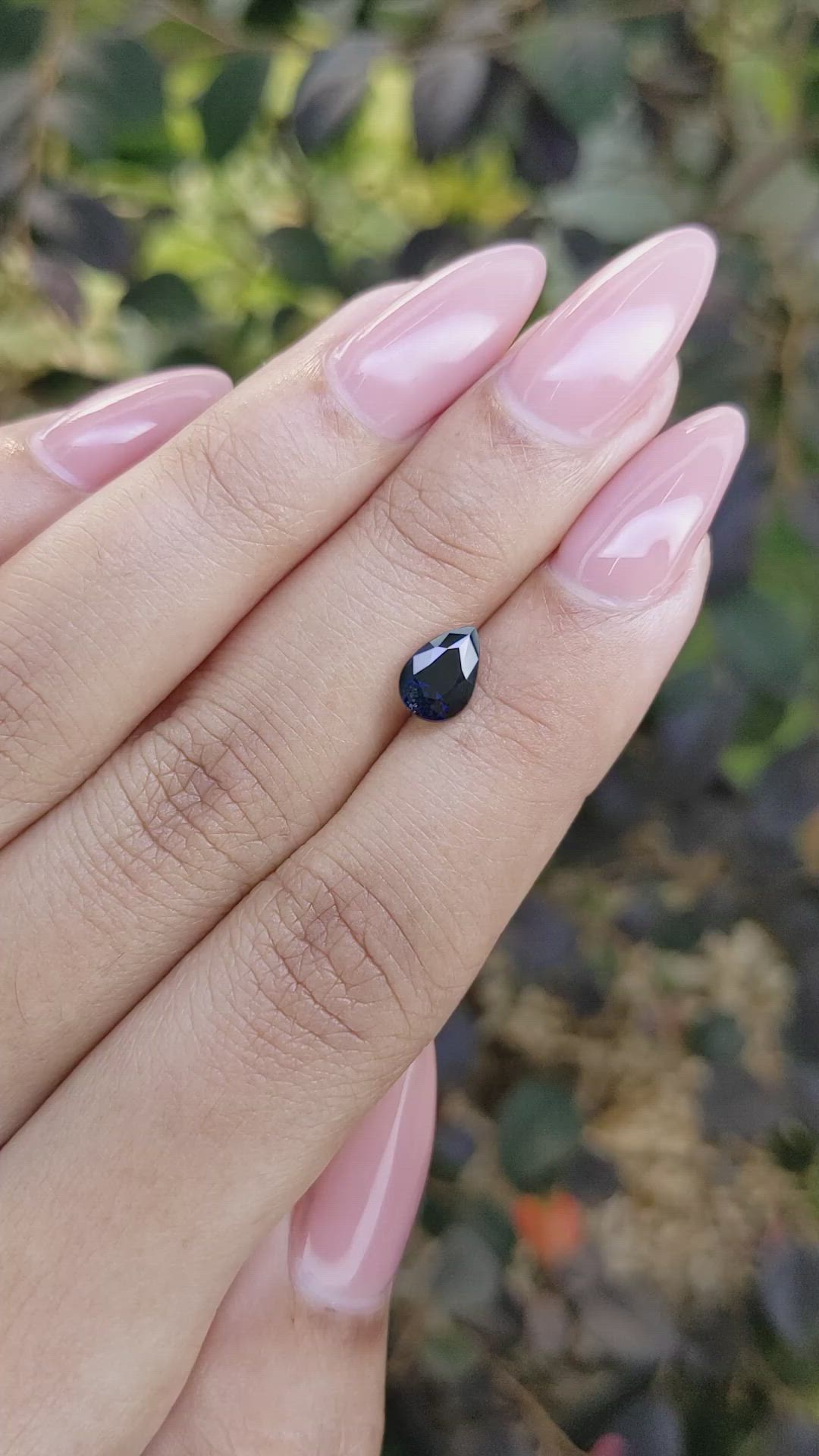 1.09 Ct. Blue Sapphire from Madagascar Size Video