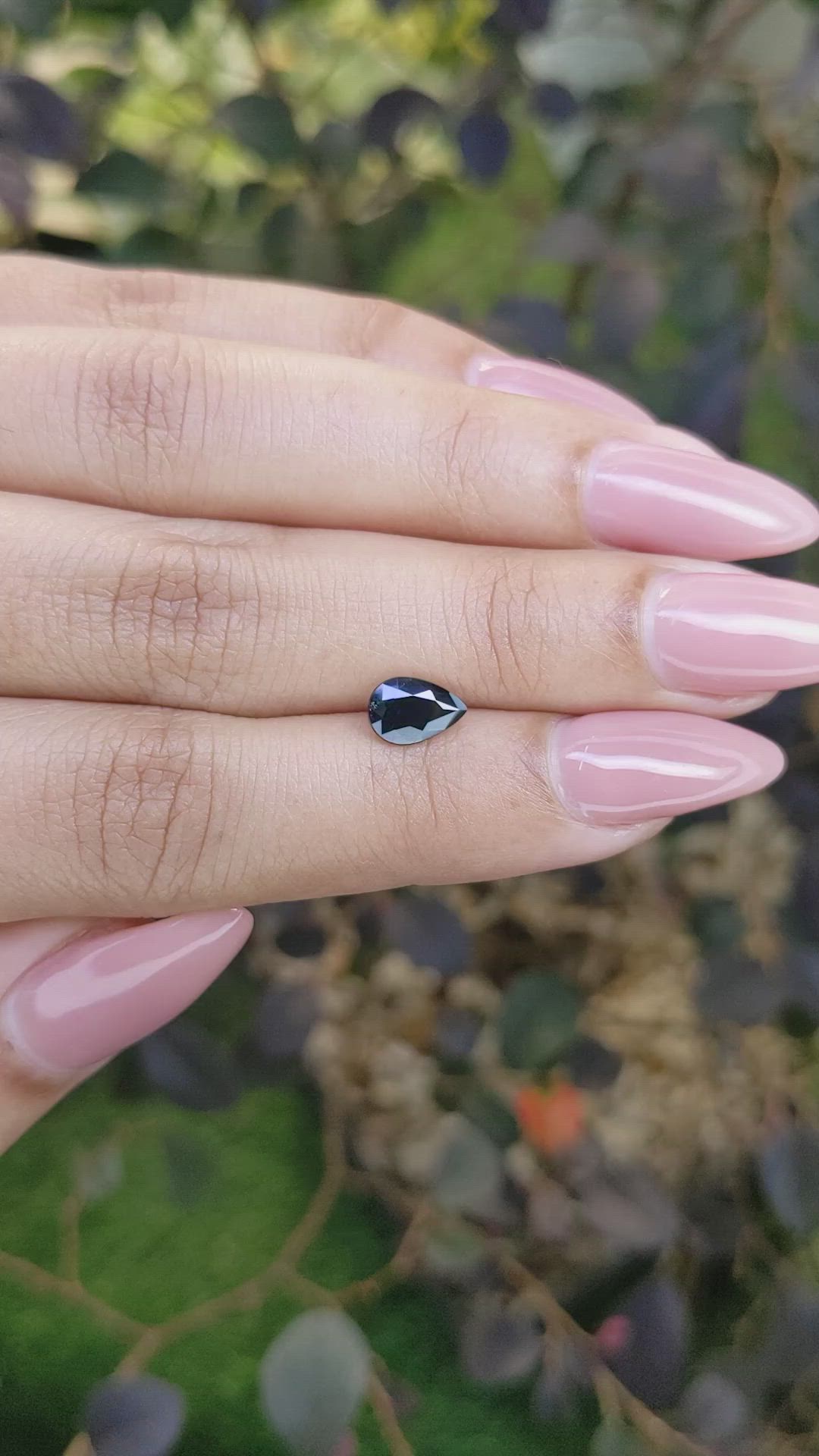 1.09 Ct. Blue Sapphire from Madagascar Size Video