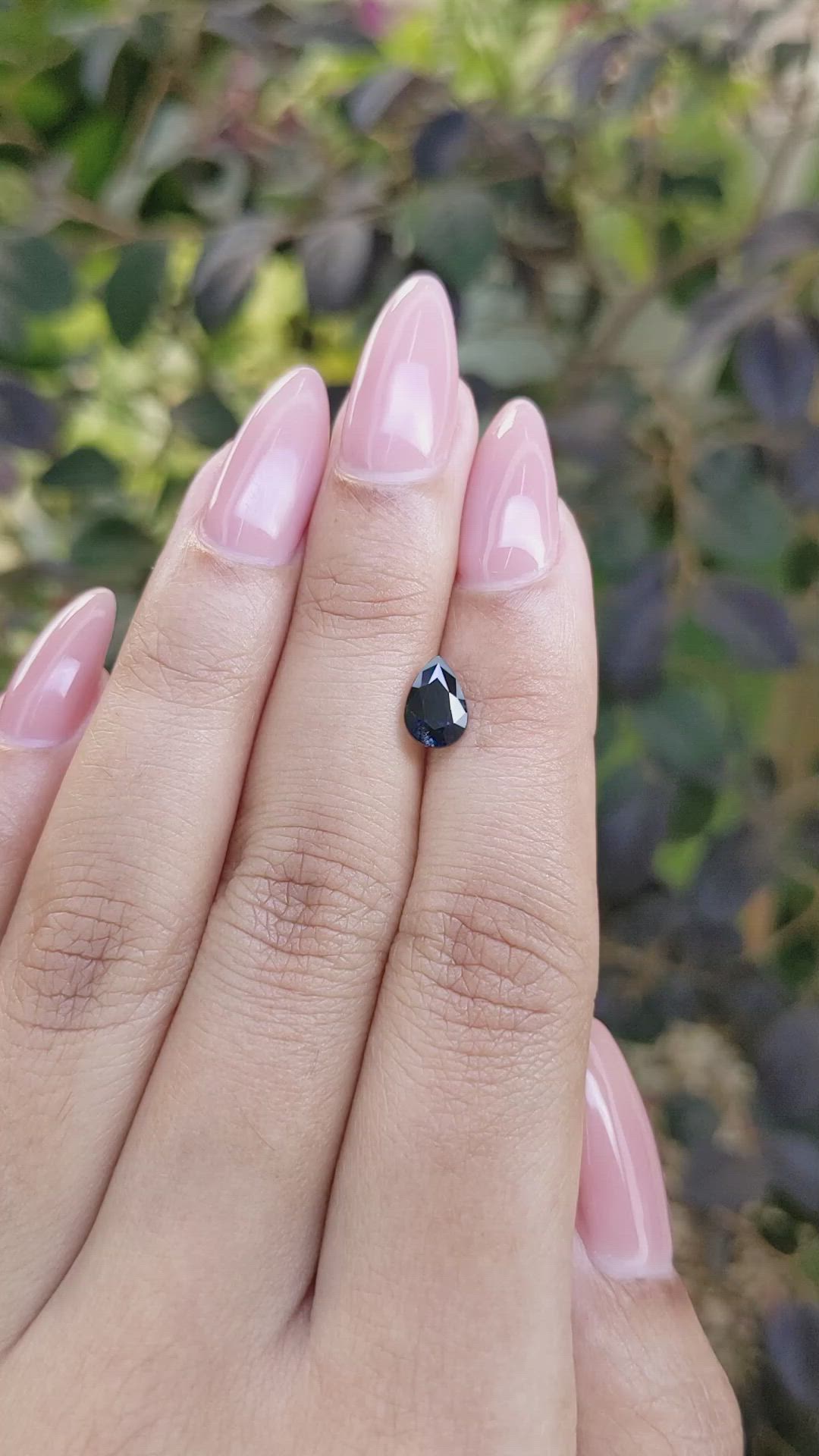 1.09 Ct. Blue Sapphire from Madagascar Size Video