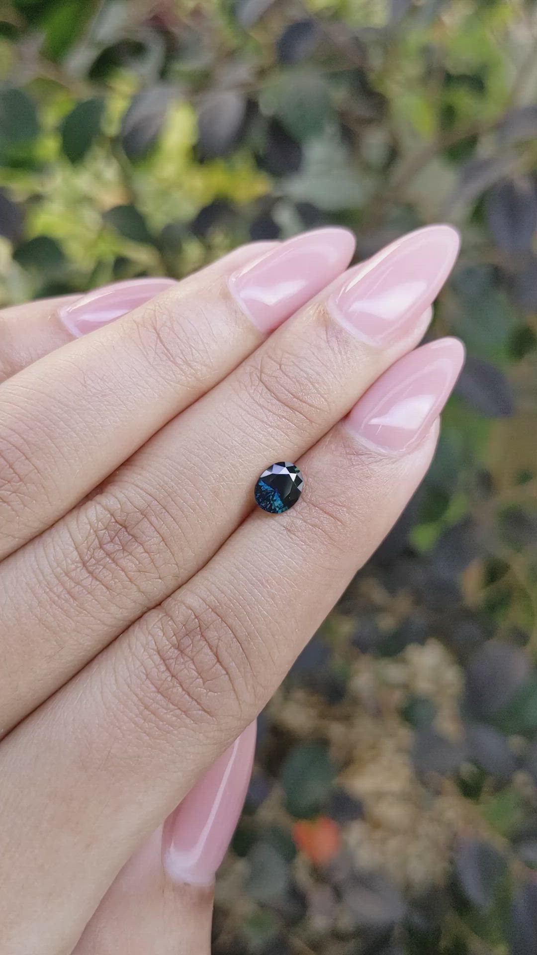 0.84 Ct. Blue Sapphire from Madagascar Size Video