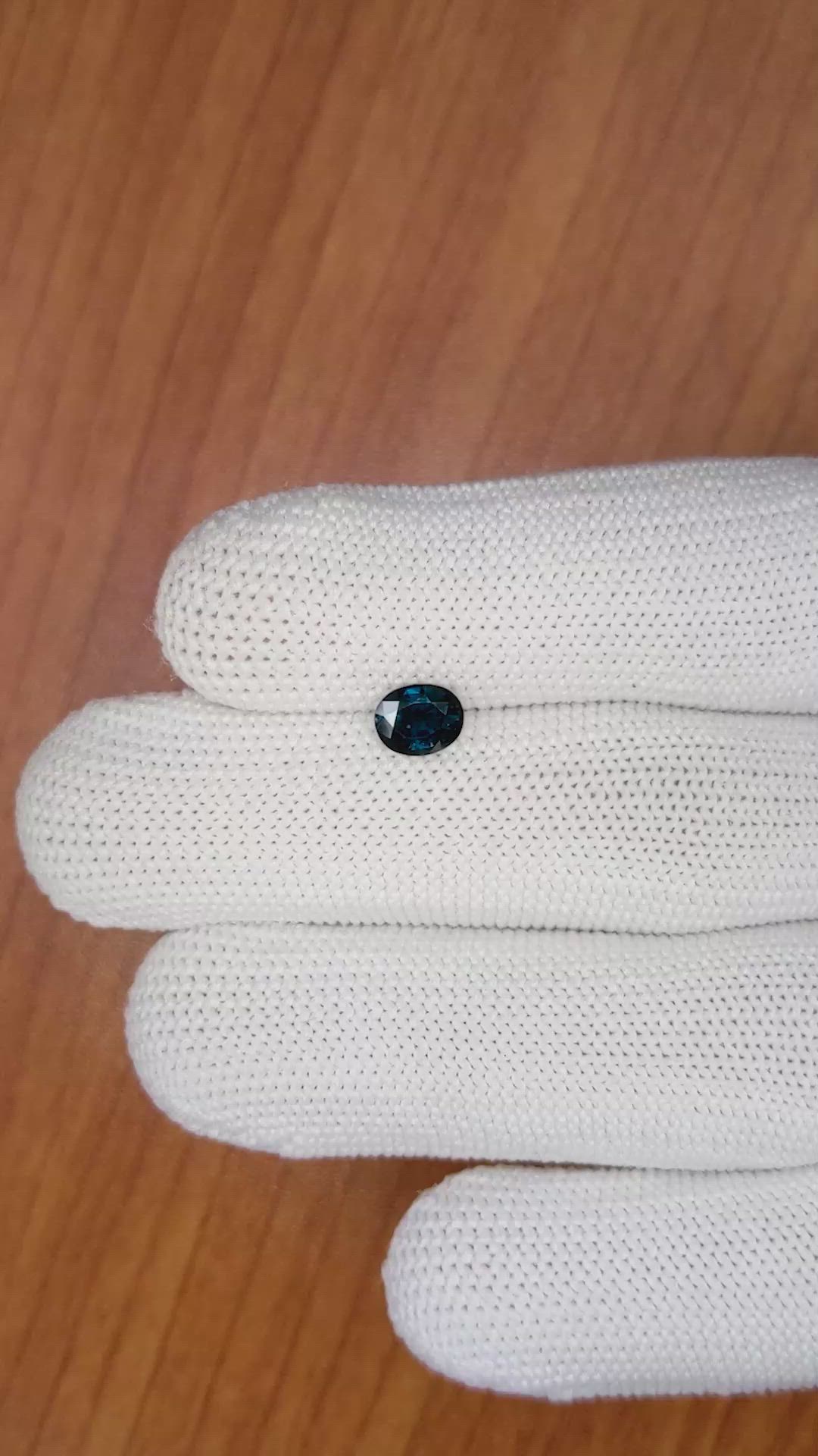 0.84 Ct. Blue Sapphire from Madagascar Size Video