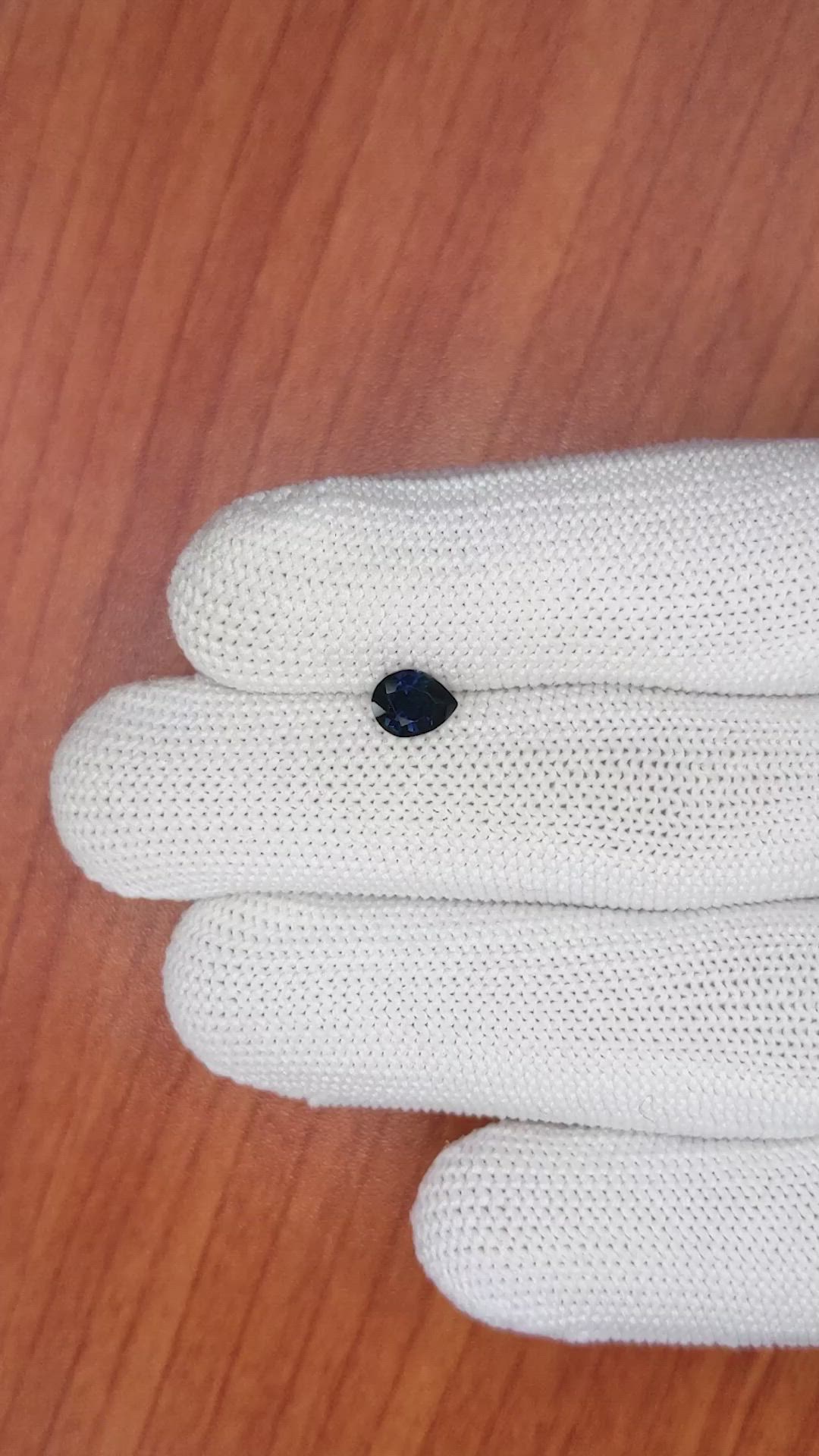 0.68 Ct. Blue Sapphire from Madagascar Size Video