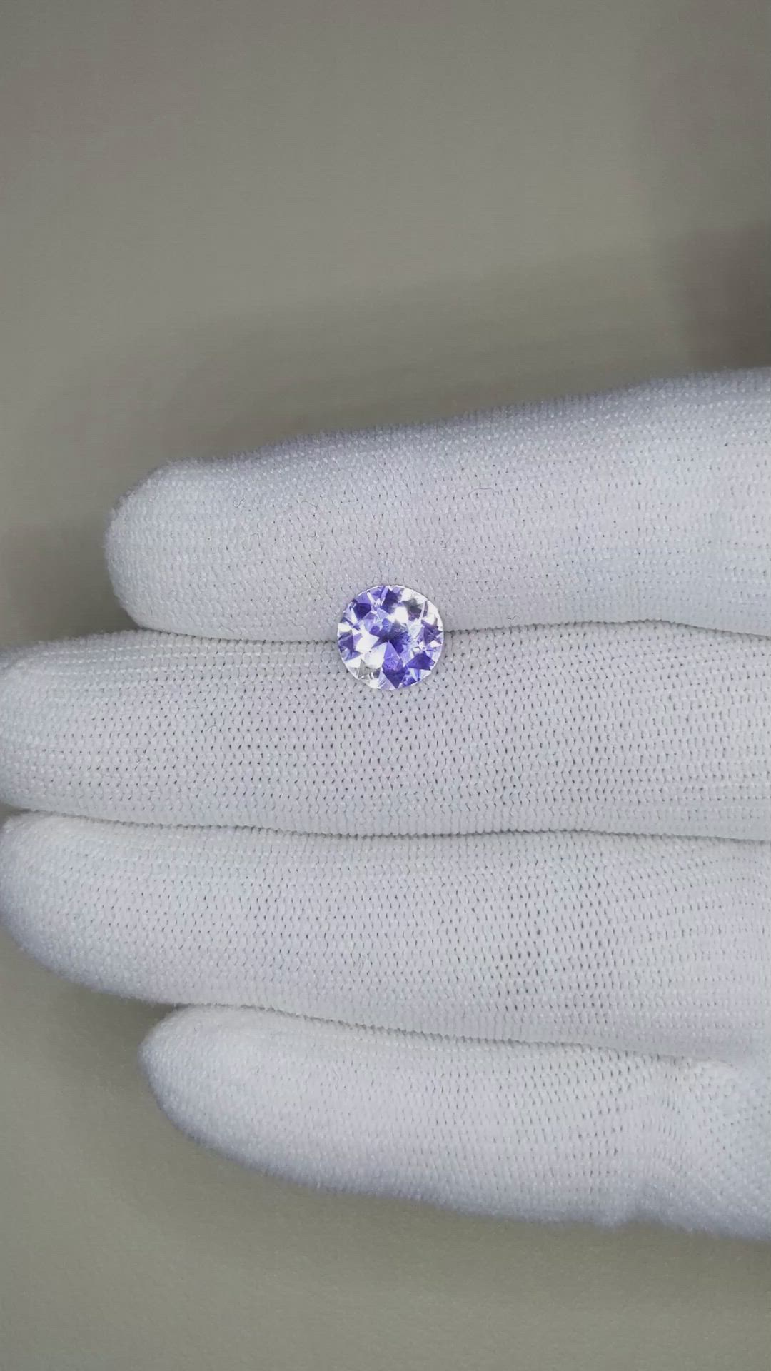 2.00 Ct. Violet Sapphire from Ceylon (Sri Lanka) Size Video