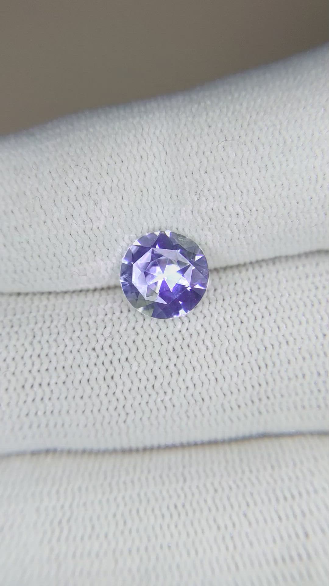 2.00 Ct. Violet Sapphire from Ceylon (Sri Lanka) Size Video