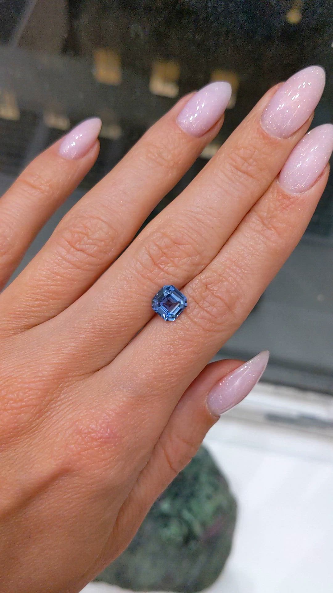 1.80 Ct. Blue Sapphire from Ceylon (Sri Lanka) Size Video