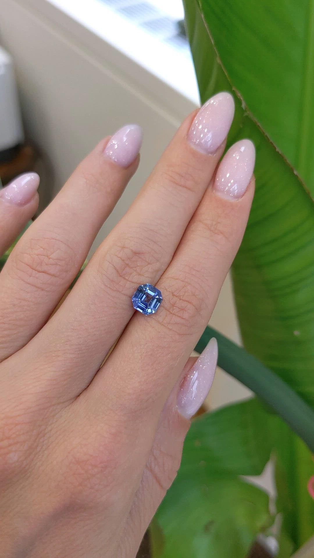 1.50 Ct. Blue Sapphire from Ceylon (Sri Lanka) Size Video