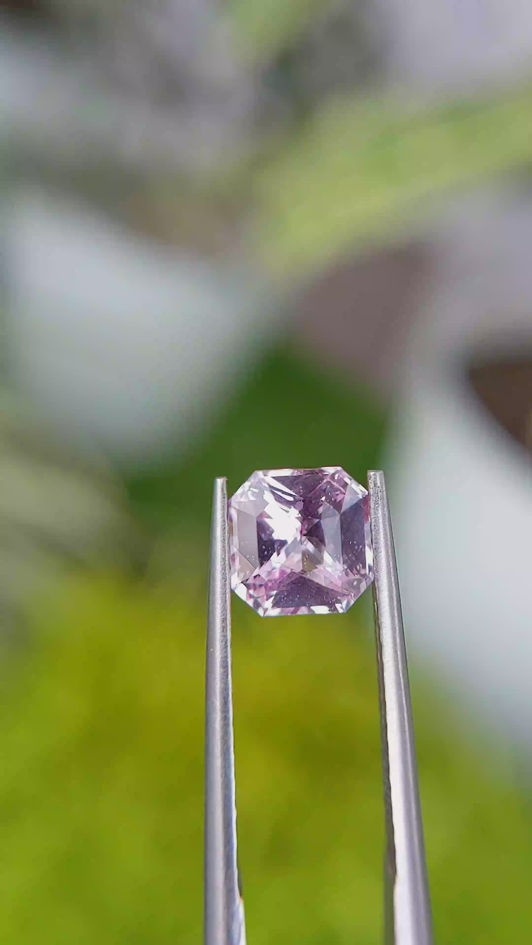 1.67 Ct. Pink Sapphire from Madagascar Size Video