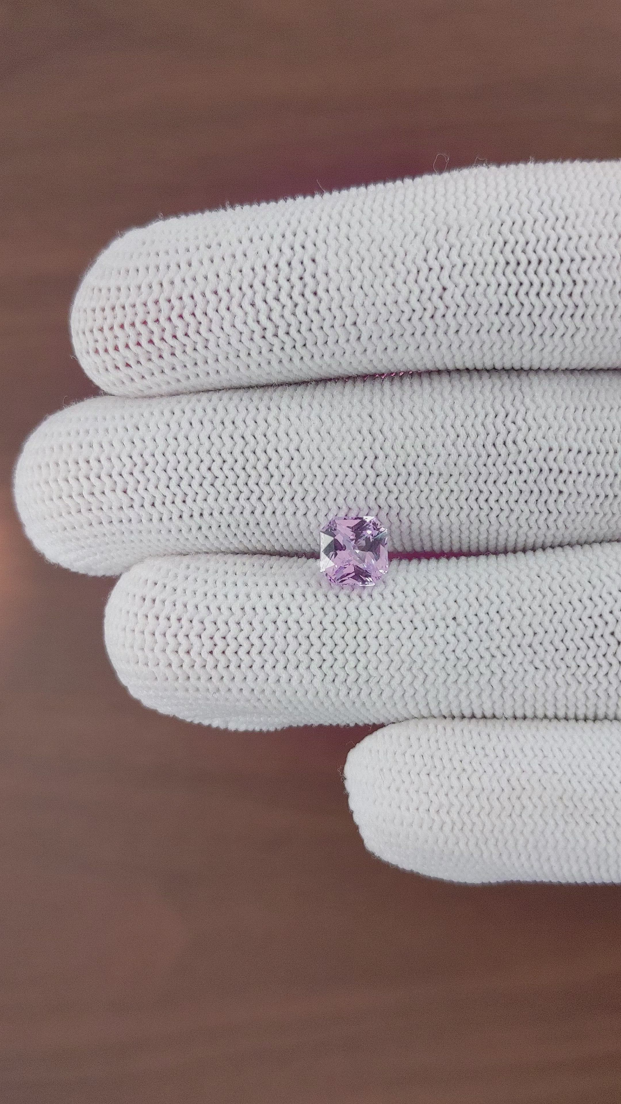 1.67 Ct. Pink Sapphire from Madagascar Size Video