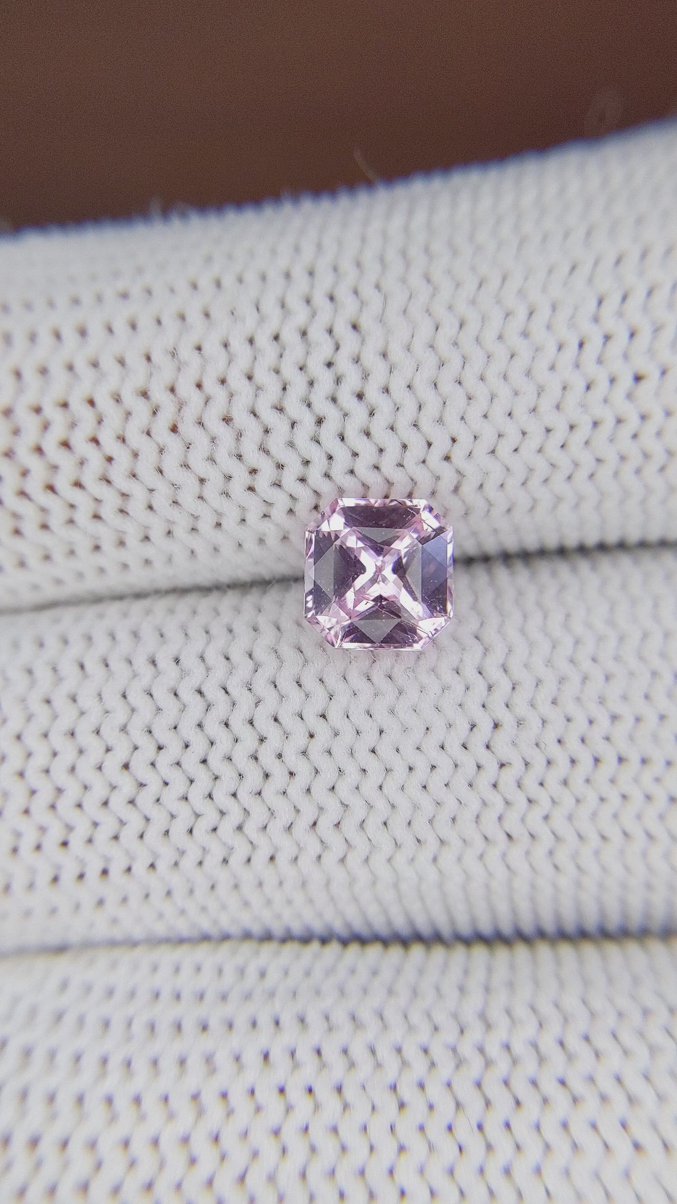 1.67 Ct. Pink Sapphire from Madagascar Size Video