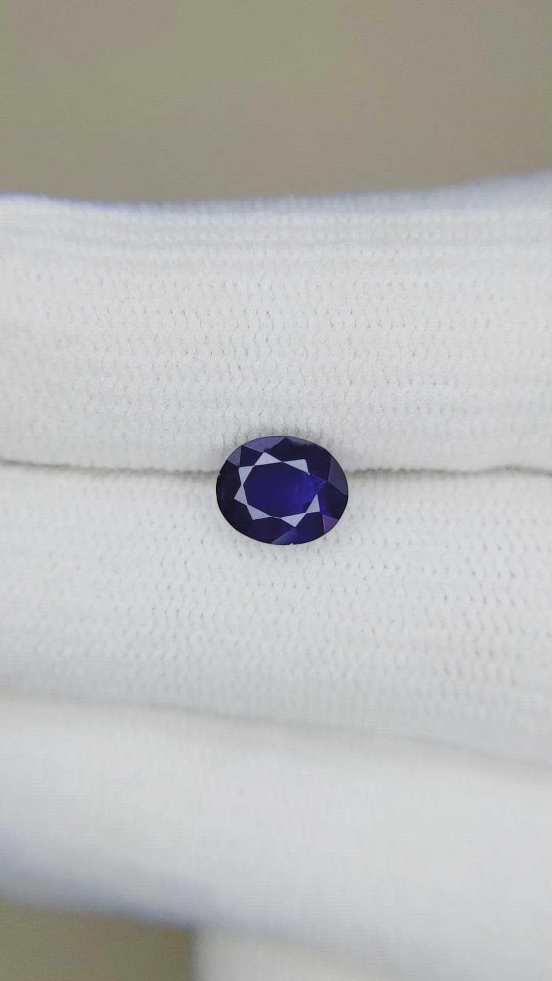 1.48 Ct. Blue Sapphire from Ceylon (Sri Lanka) Size Video