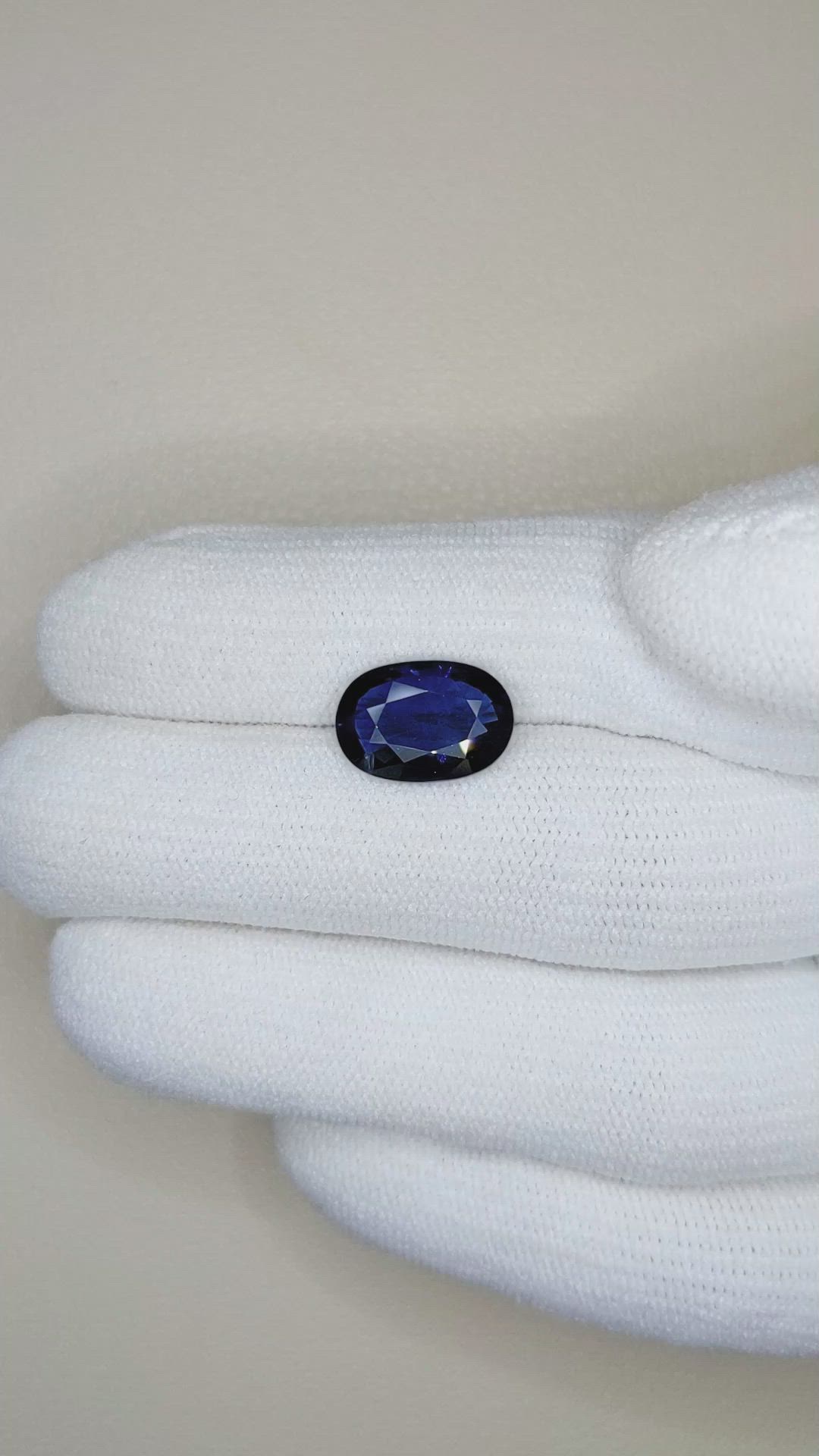 4.02 Ct. Blue Sapphire from Nigeria Size Video