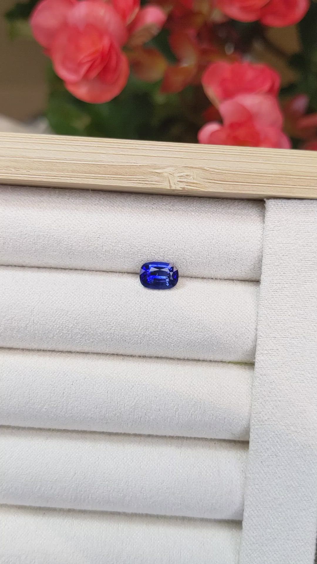 1.20 Ct. Blue Sapphire from Ceylon (Sri Lanka) Size Video