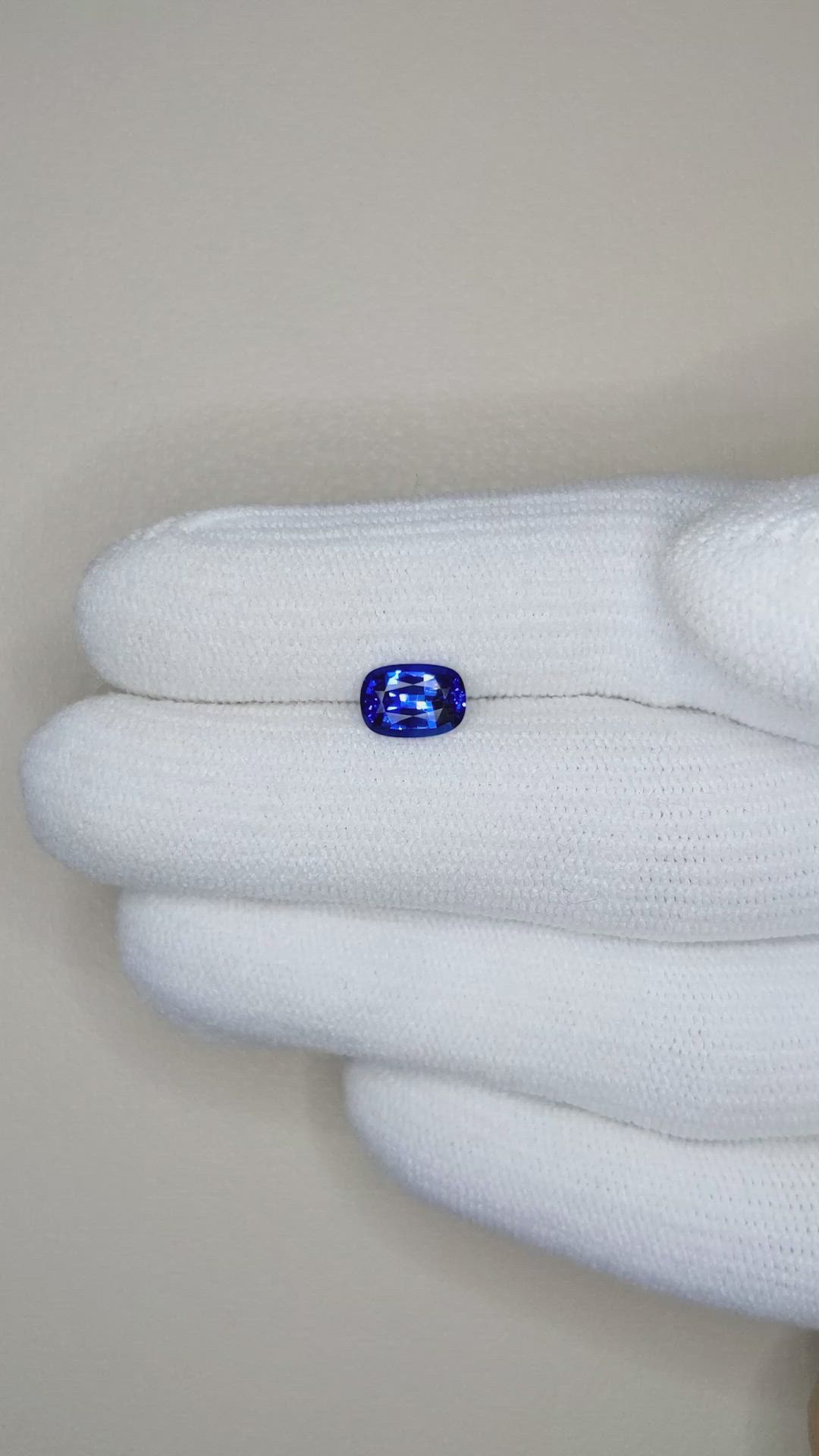 1.20 Ct. Blue Sapphire from Ceylon (Sri Lanka) Size Video