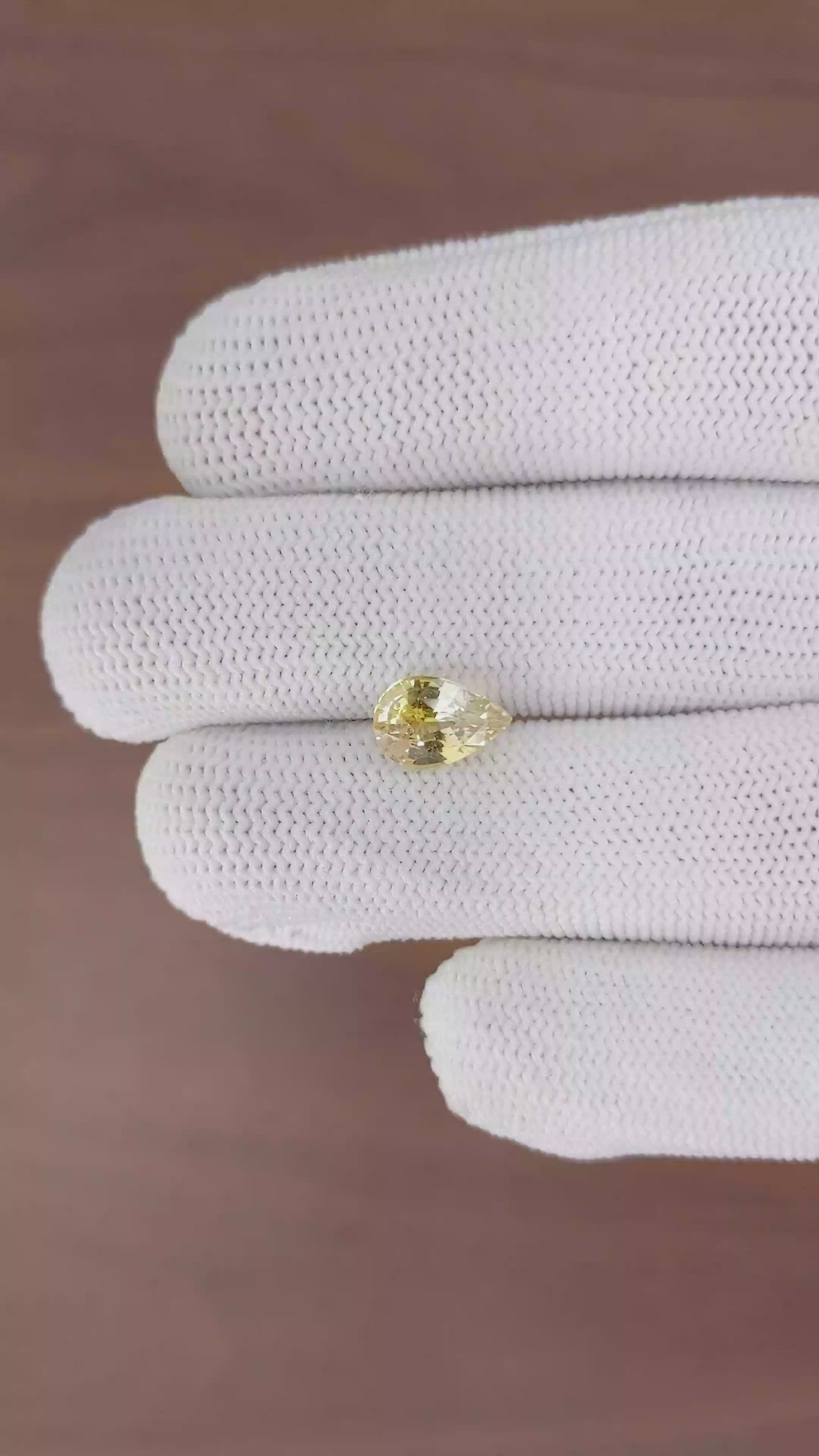 2.12 Ct. Bi Color Sapphire from Madagascar Size Video