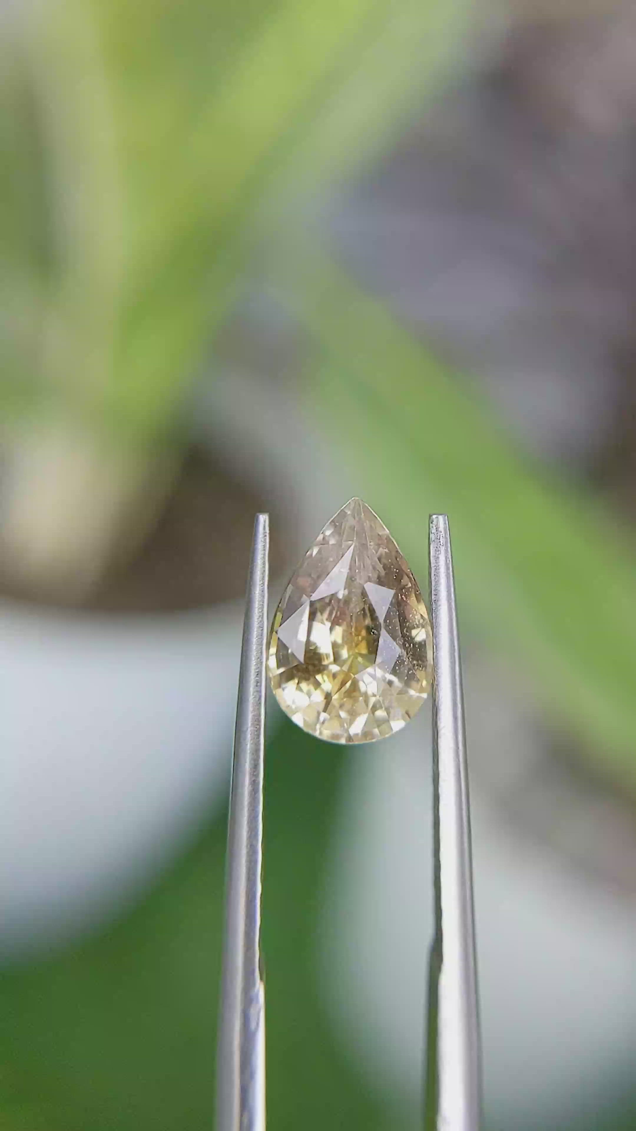 2.12 Ct. Bi Color Sapphire from Madagascar Size Video