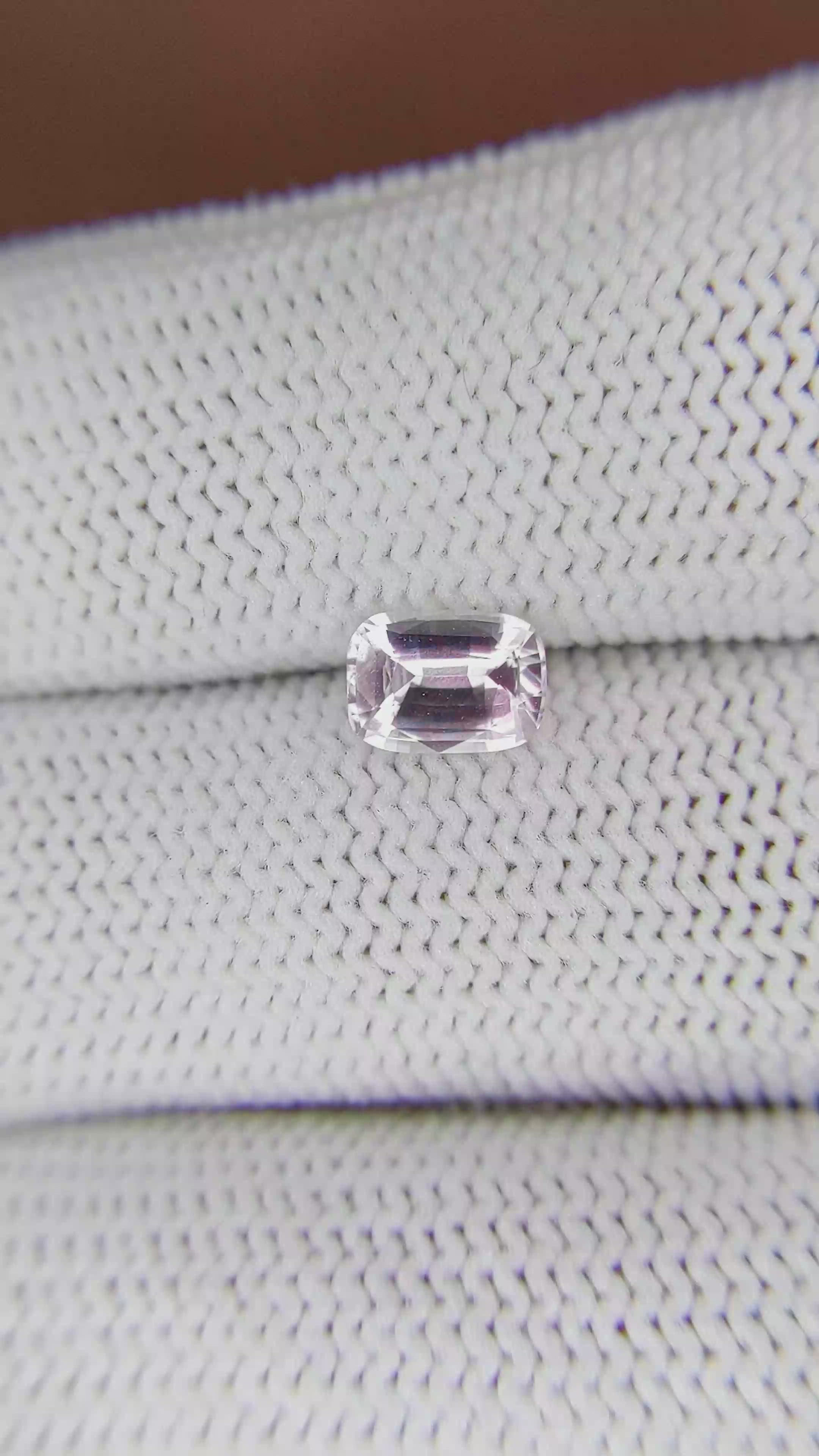 1.03 Ct. Pink Sapphire from Madagascar Size Video