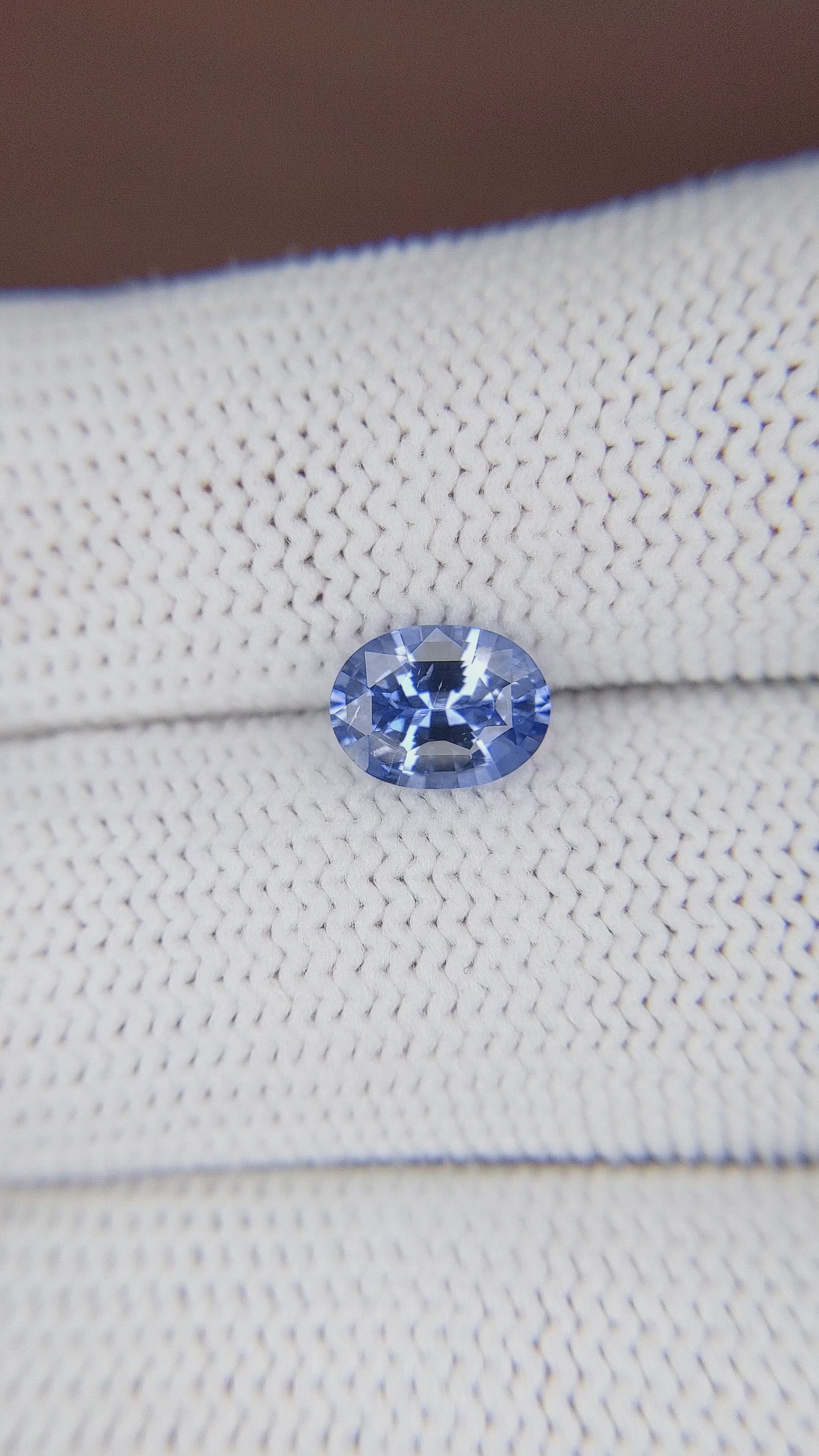 1.48 Ct. Blue Sapphire from Ceylon (Sri Lanka) Size Video
