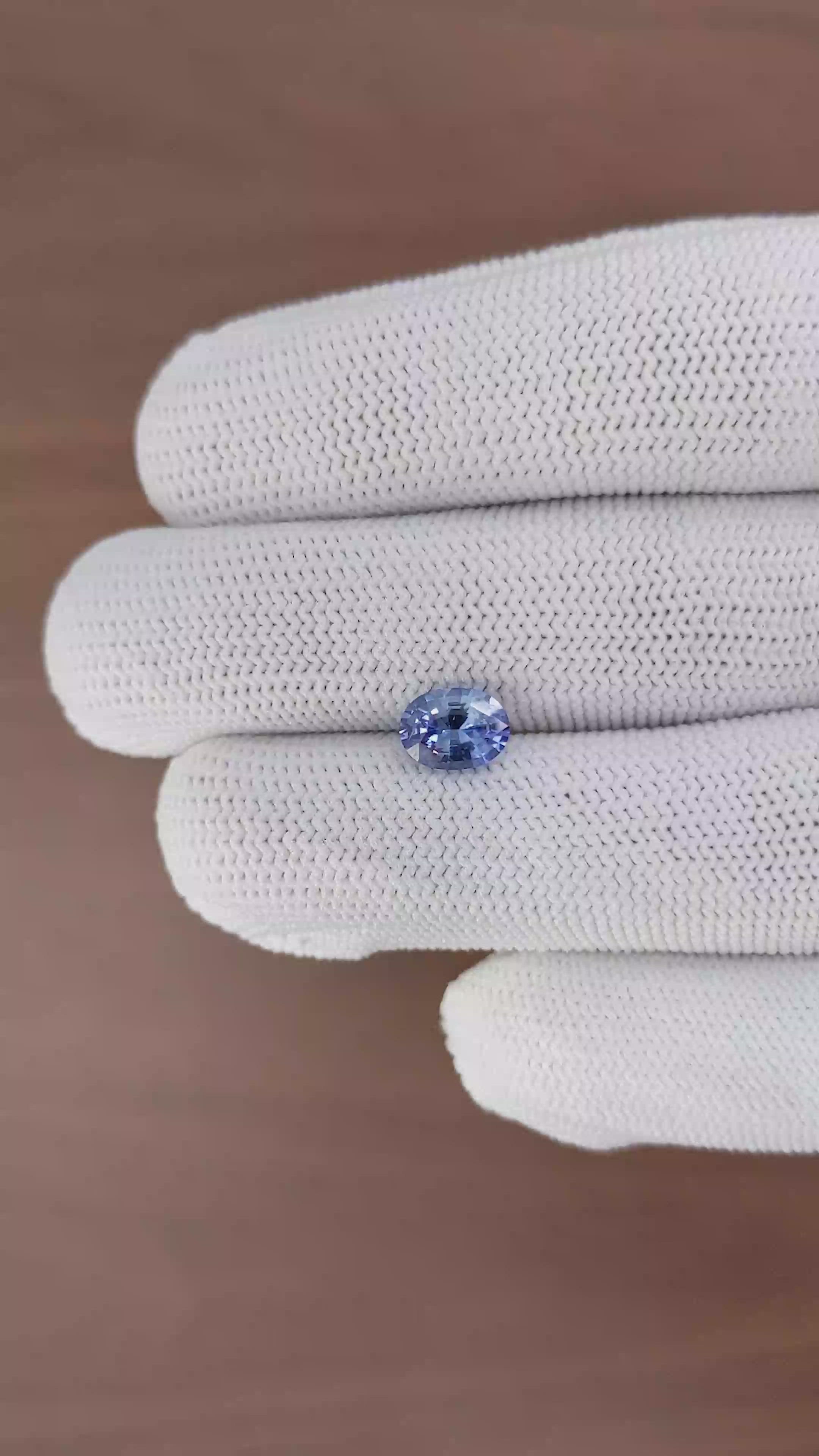 1.48 Ct. Blue Sapphire from Ceylon (Sri Lanka) Size Video