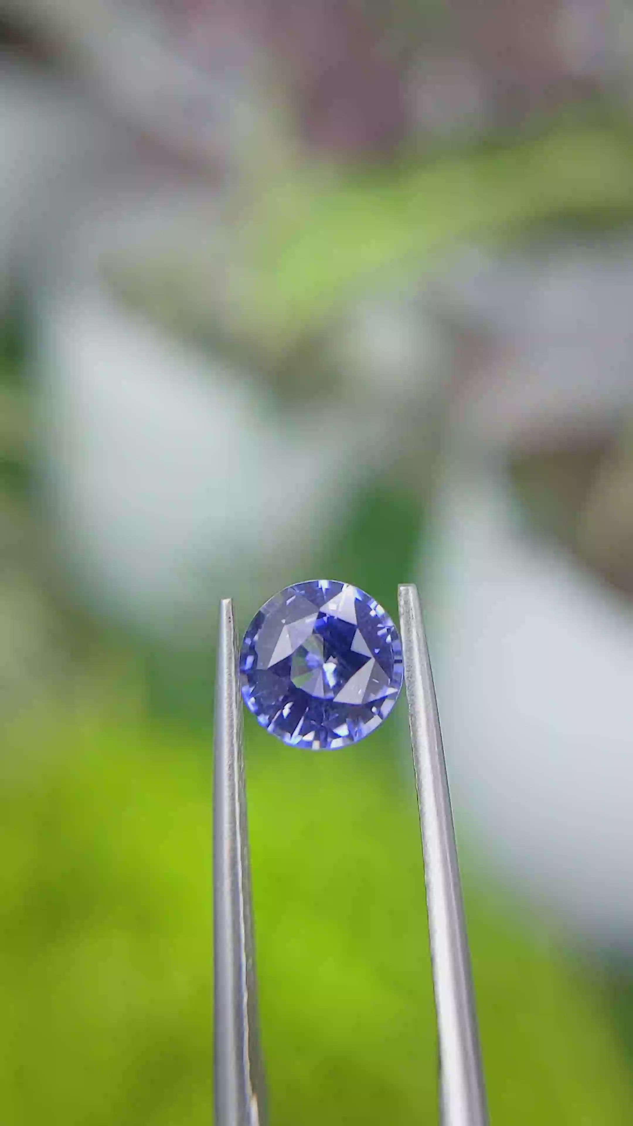 1.20 Ct. Blue Sapphire from Ceylon (Sri Lanka) Size Video