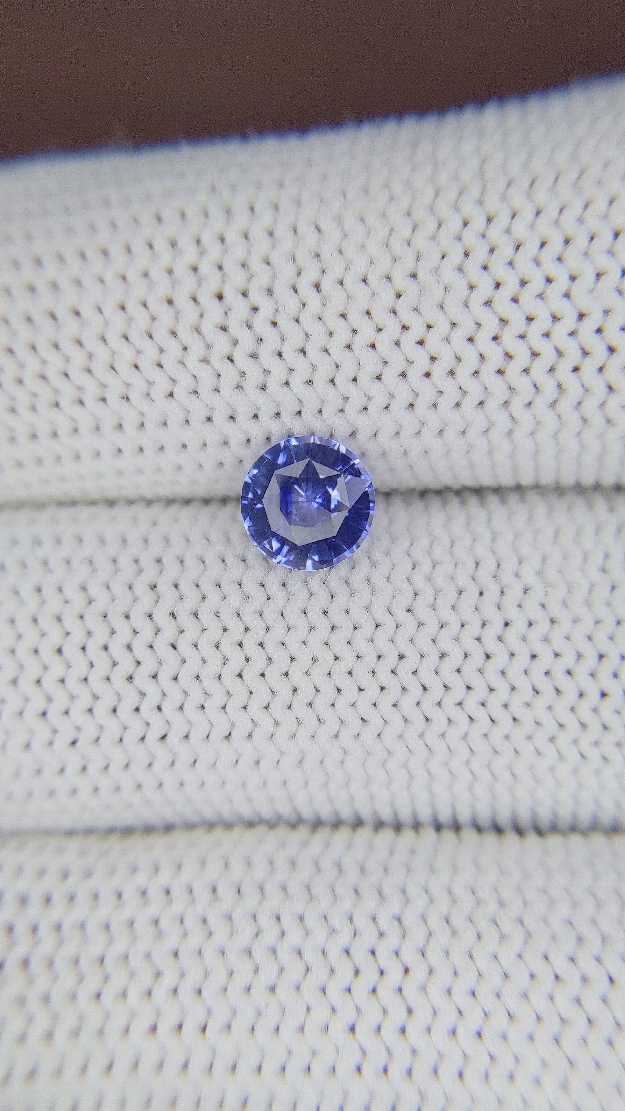 1.20 Ct. Blue Sapphire from Ceylon (Sri Lanka) Size Video