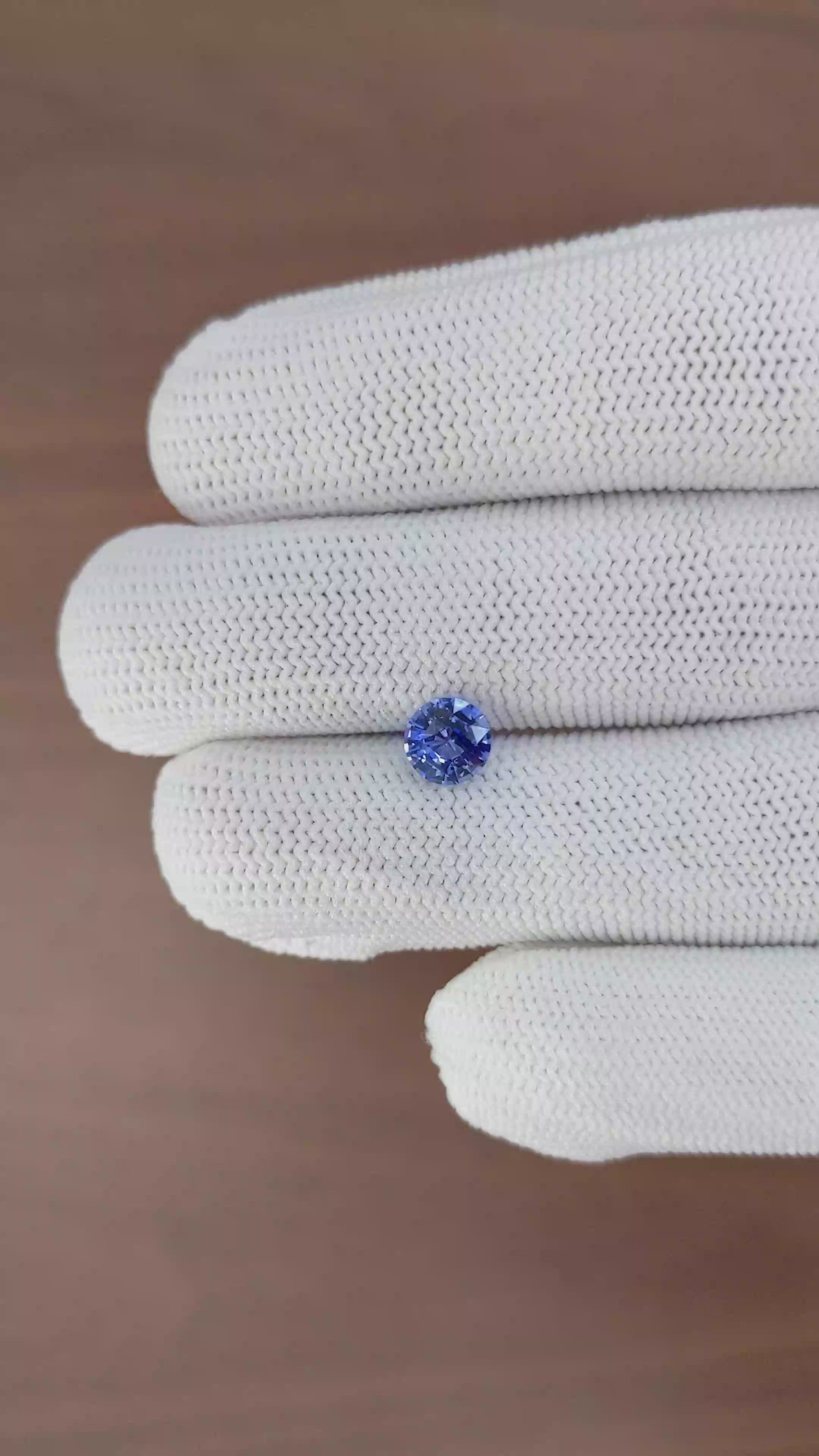 1.20 Ct. Blue Sapphire from Ceylon (Sri Lanka) Size Video
