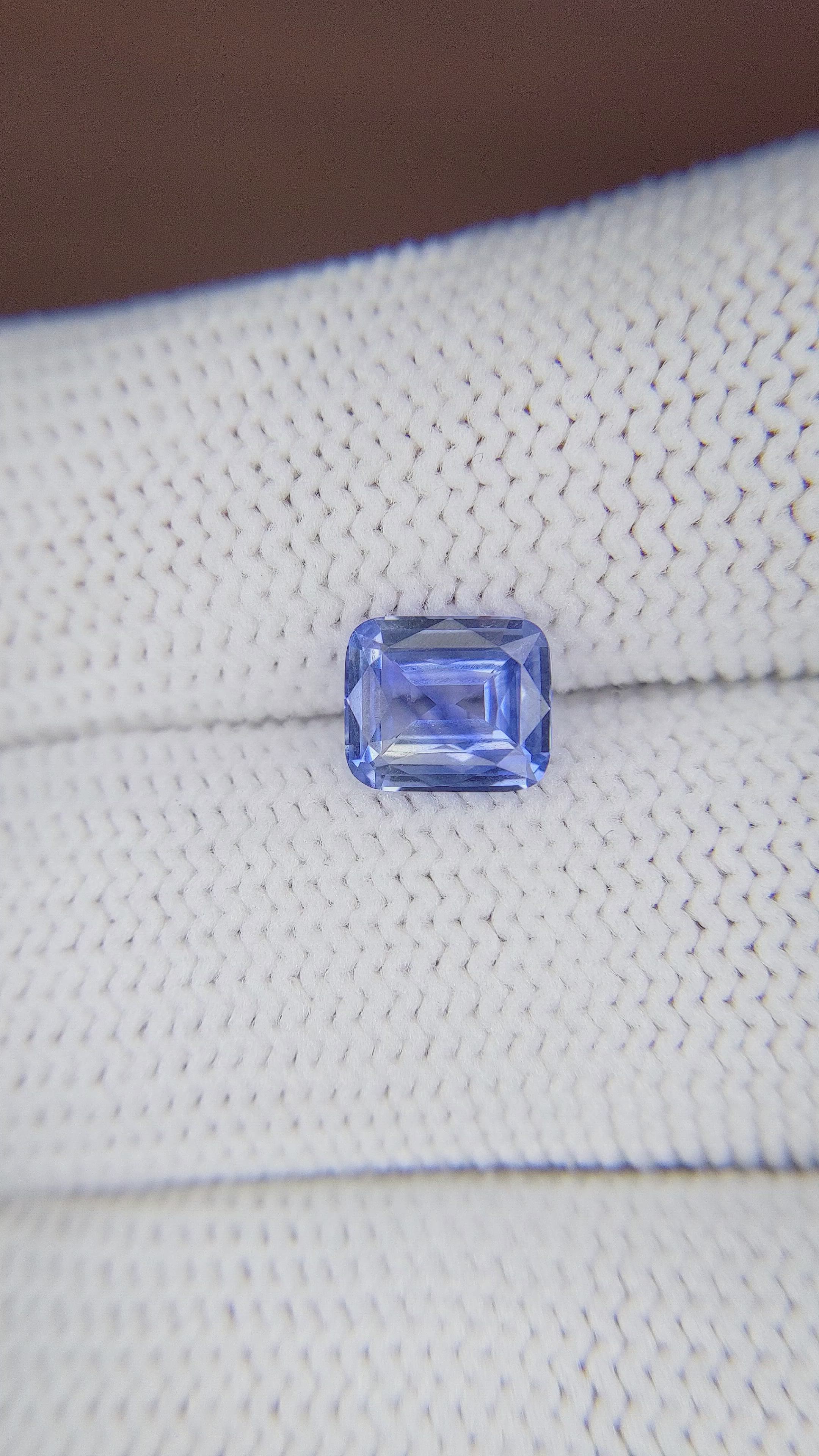 1.51 Ct. Blue Sapphire from Ceylon (Sri Lanka) Size Video