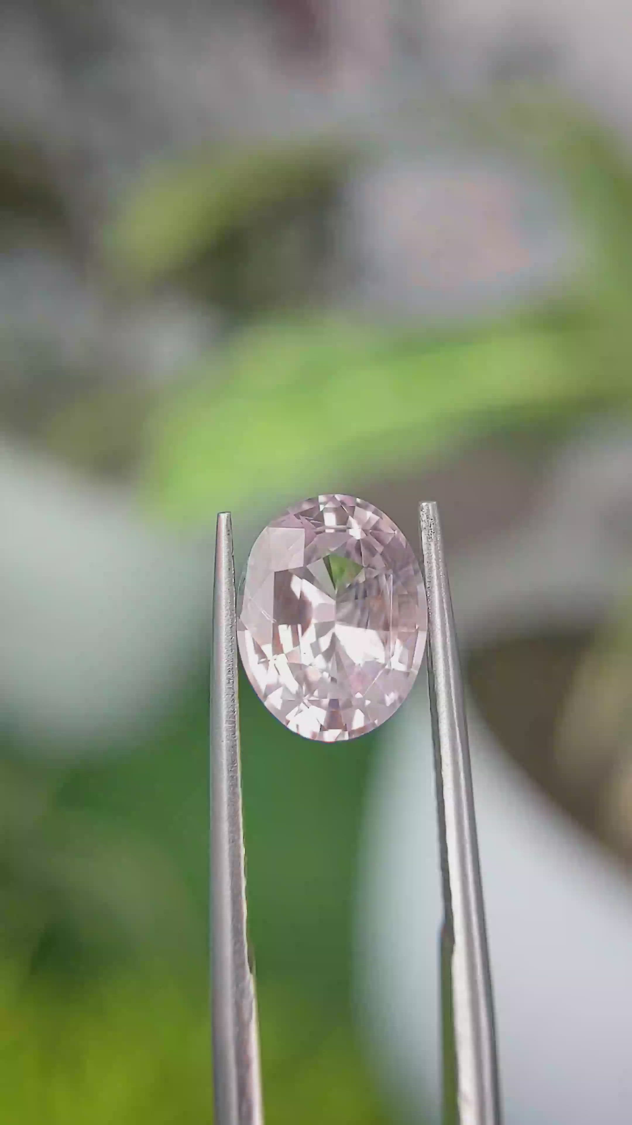 3.06 Ct. Peach Sapphire from Madagascar Size Video