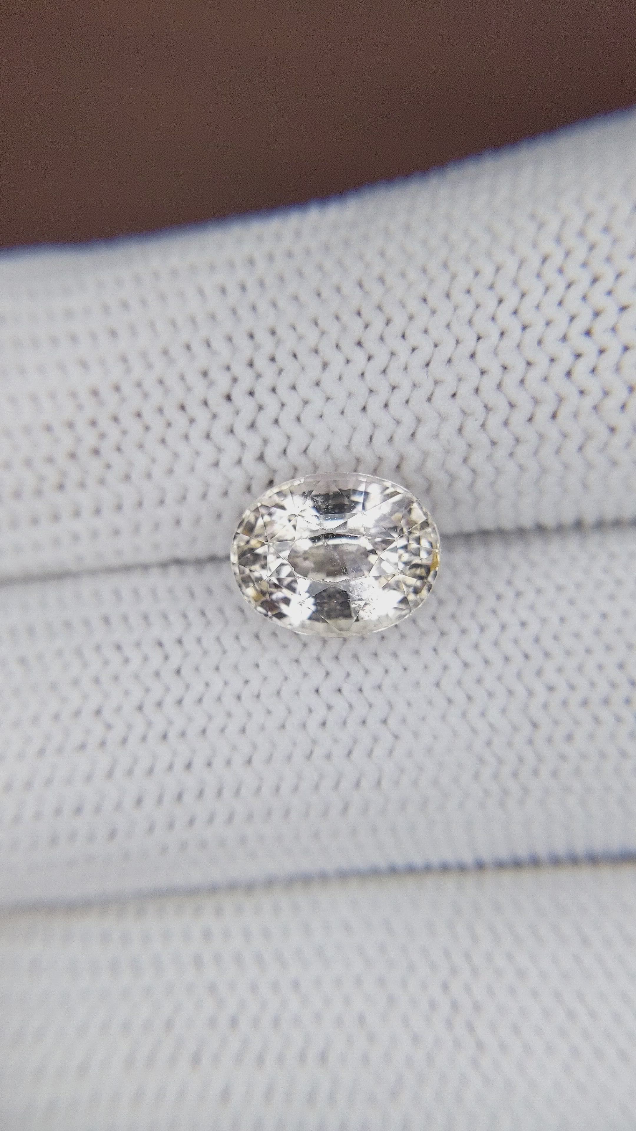 4.01 Ct. Peach Sapphire from Madagascar Size Video