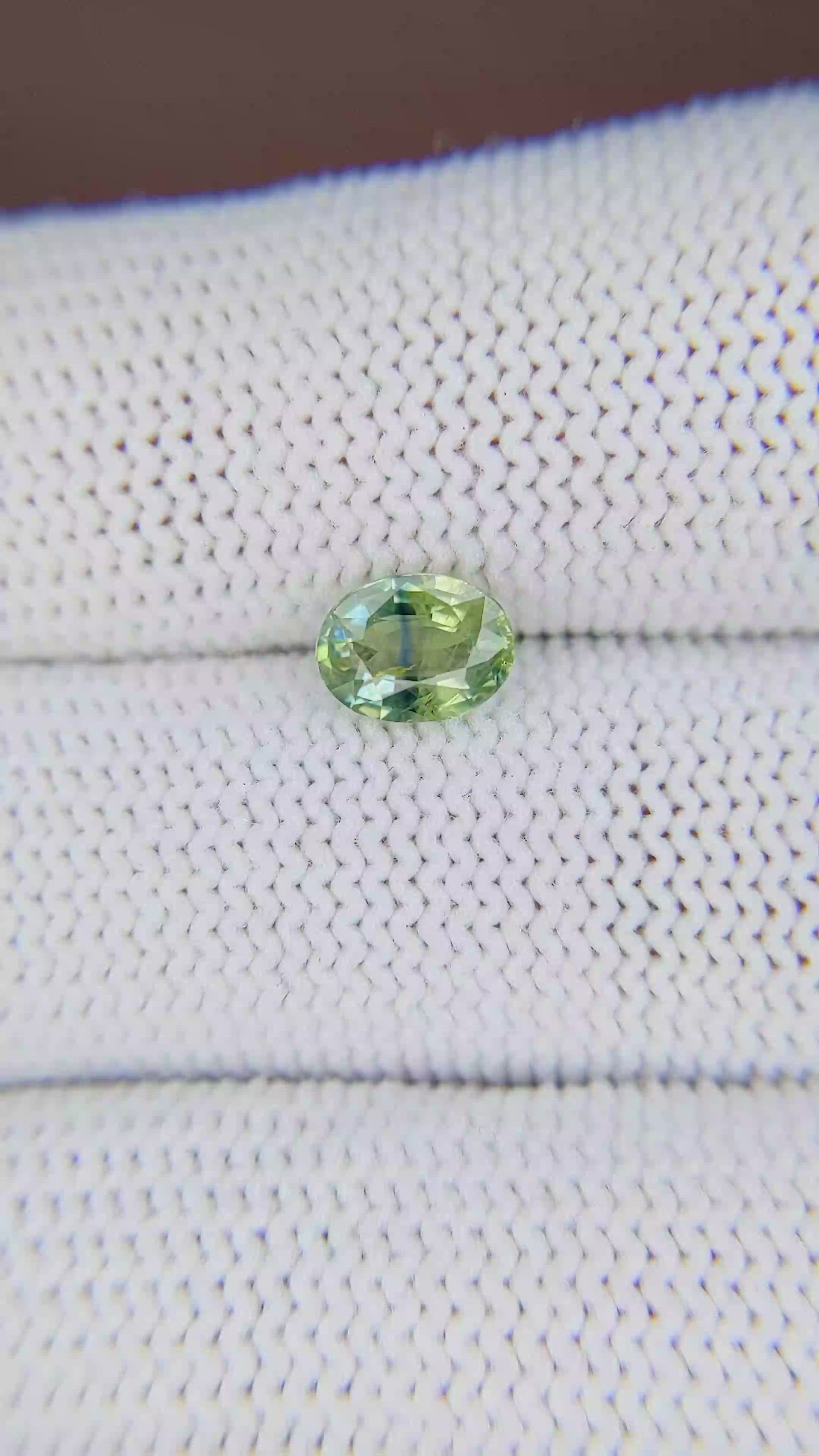 1.03 Ct. Bi Color / Parti Sapphire from Tanzania Size Video