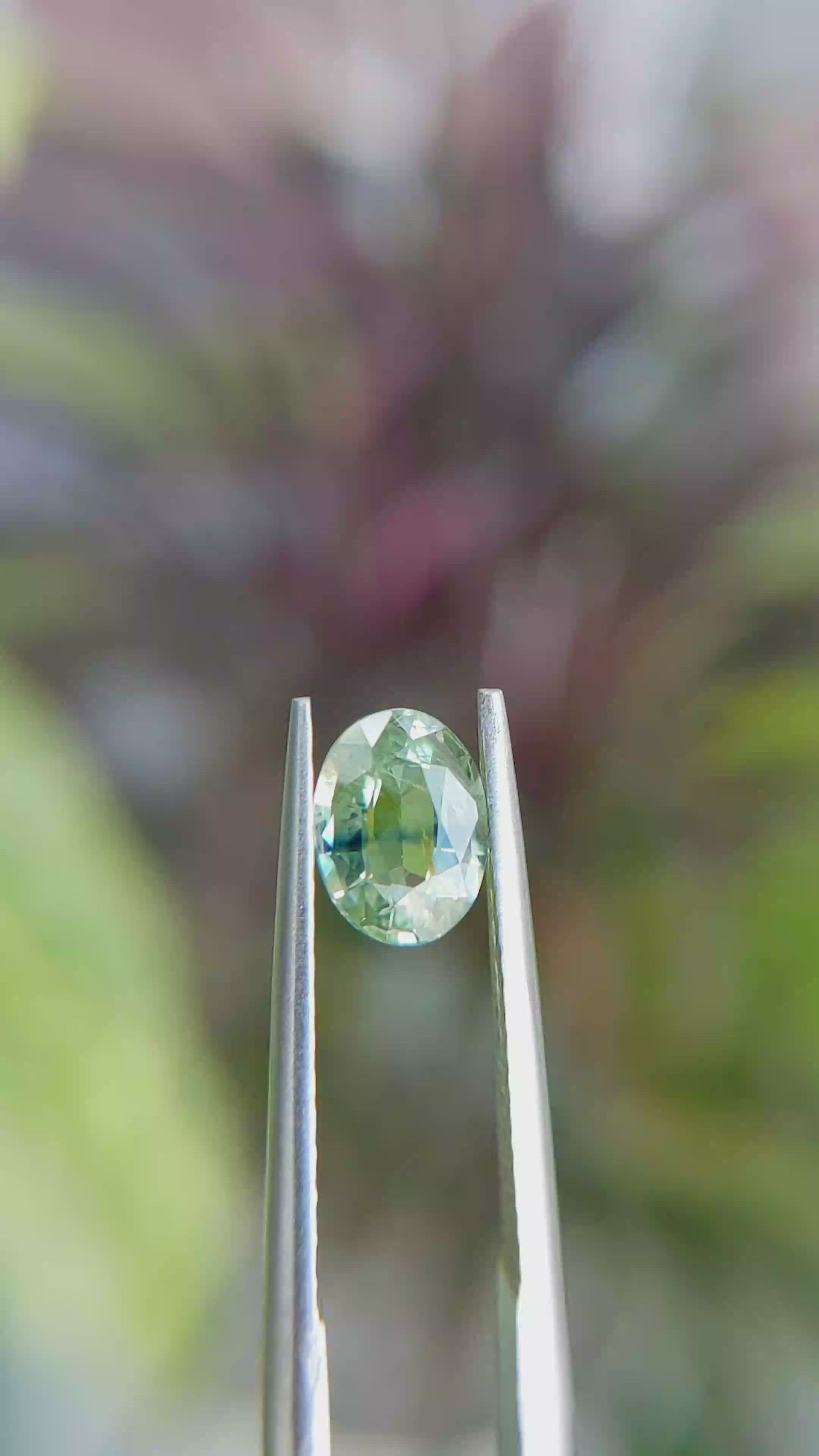 1.03 Ct. Bi Color / Parti Sapphire from Tanzania Size Video