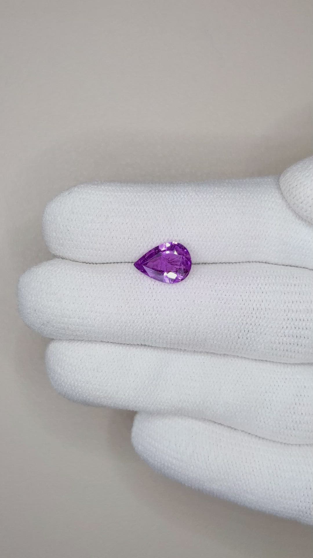 1.58 Ct. Purple Sapphire from Ceylon (Sri Lanka) Size Video
