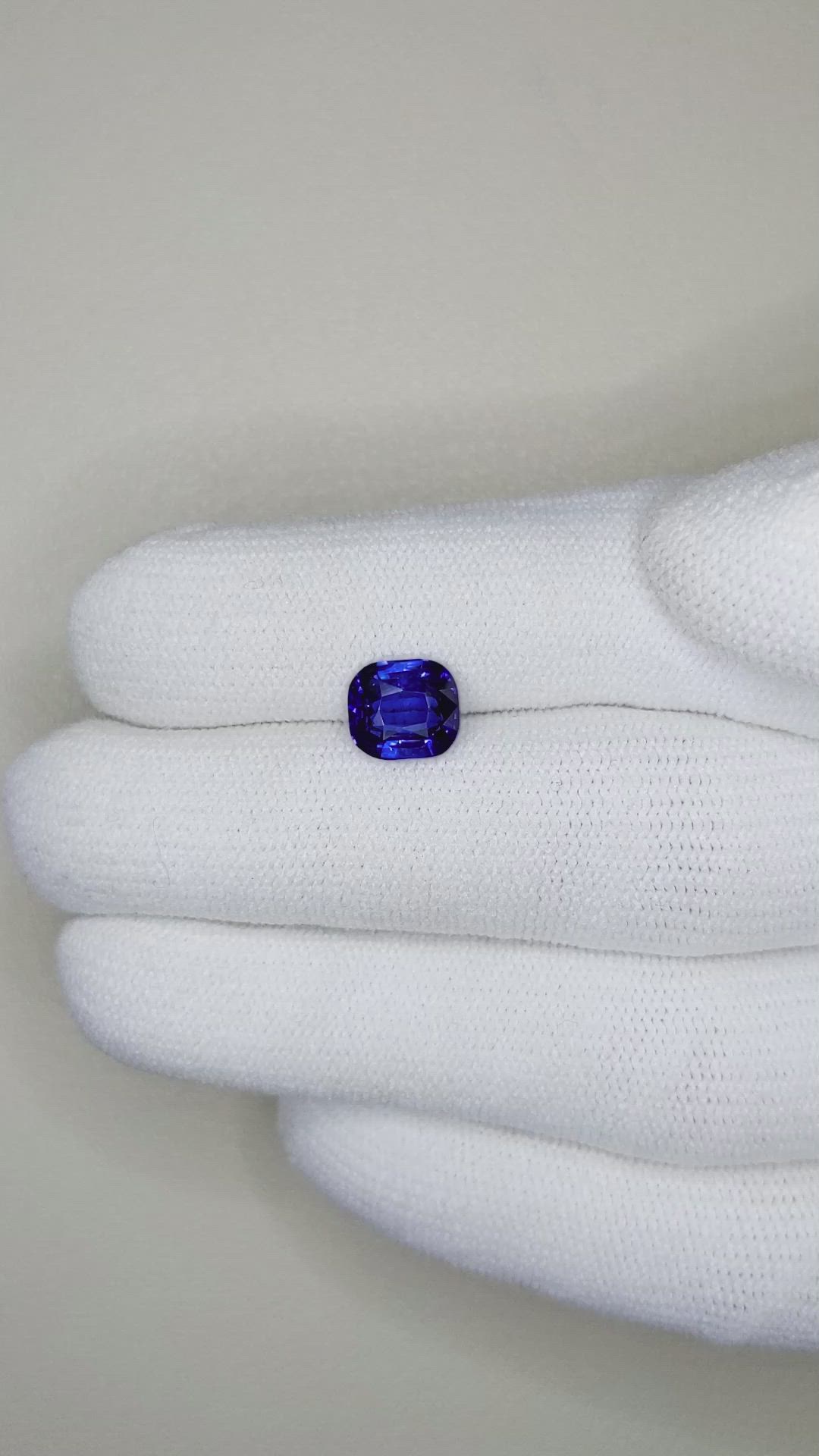 2.02 Ct. Blue Sapphire from Ceylon (Sri Lanka) Size Video