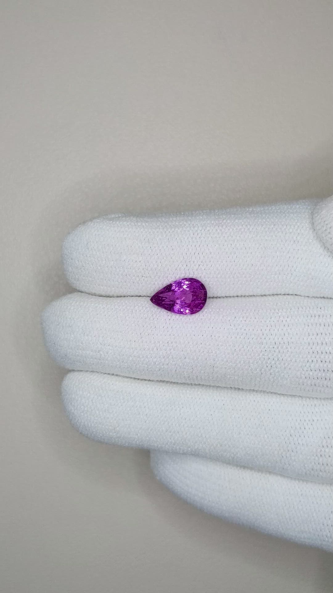 1.60 Ct. Purple Sapphire from Ceylon (Sri Lanka) Size Video