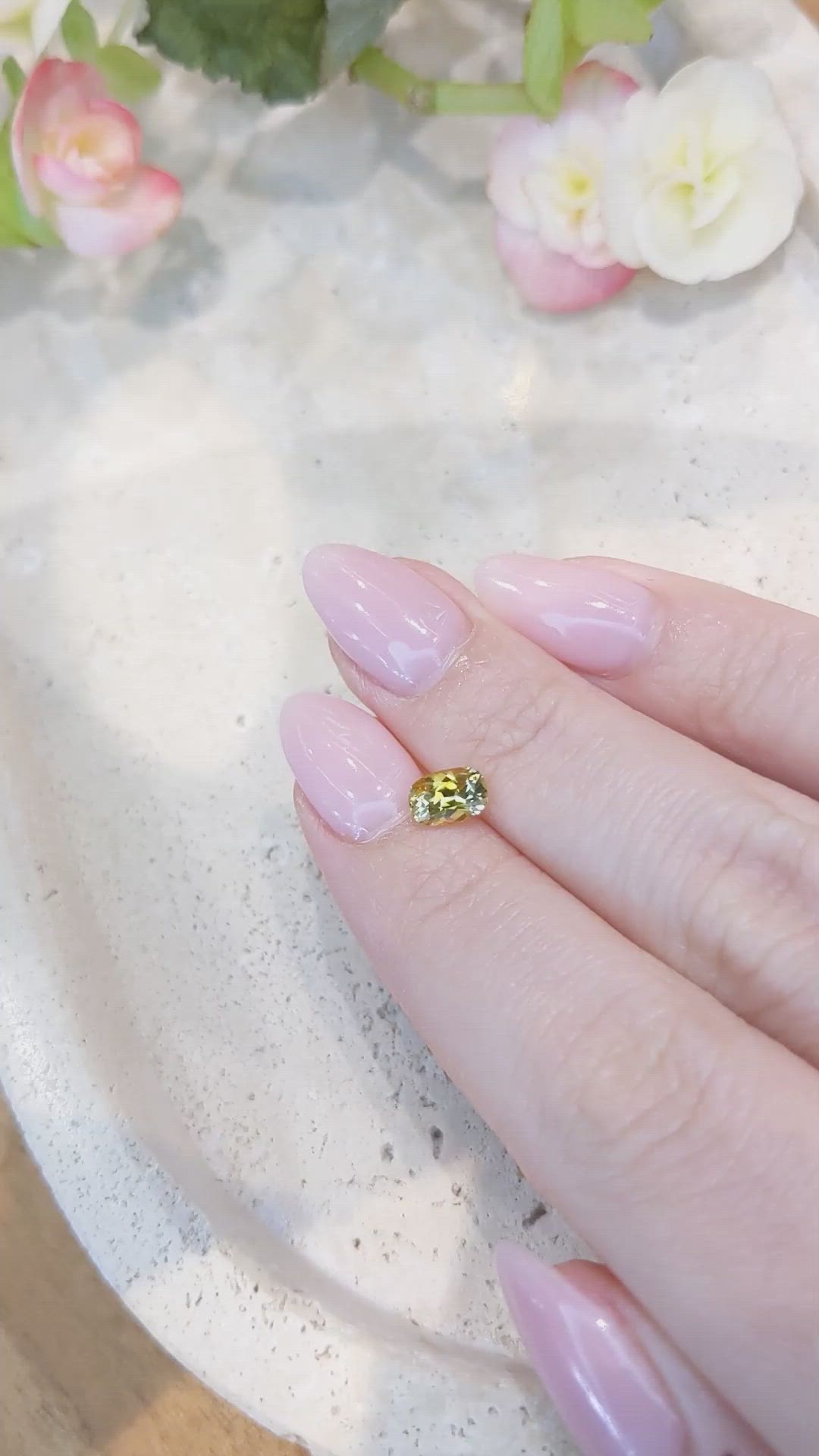 0.89 Ct. Sapphire from Montana Size Video