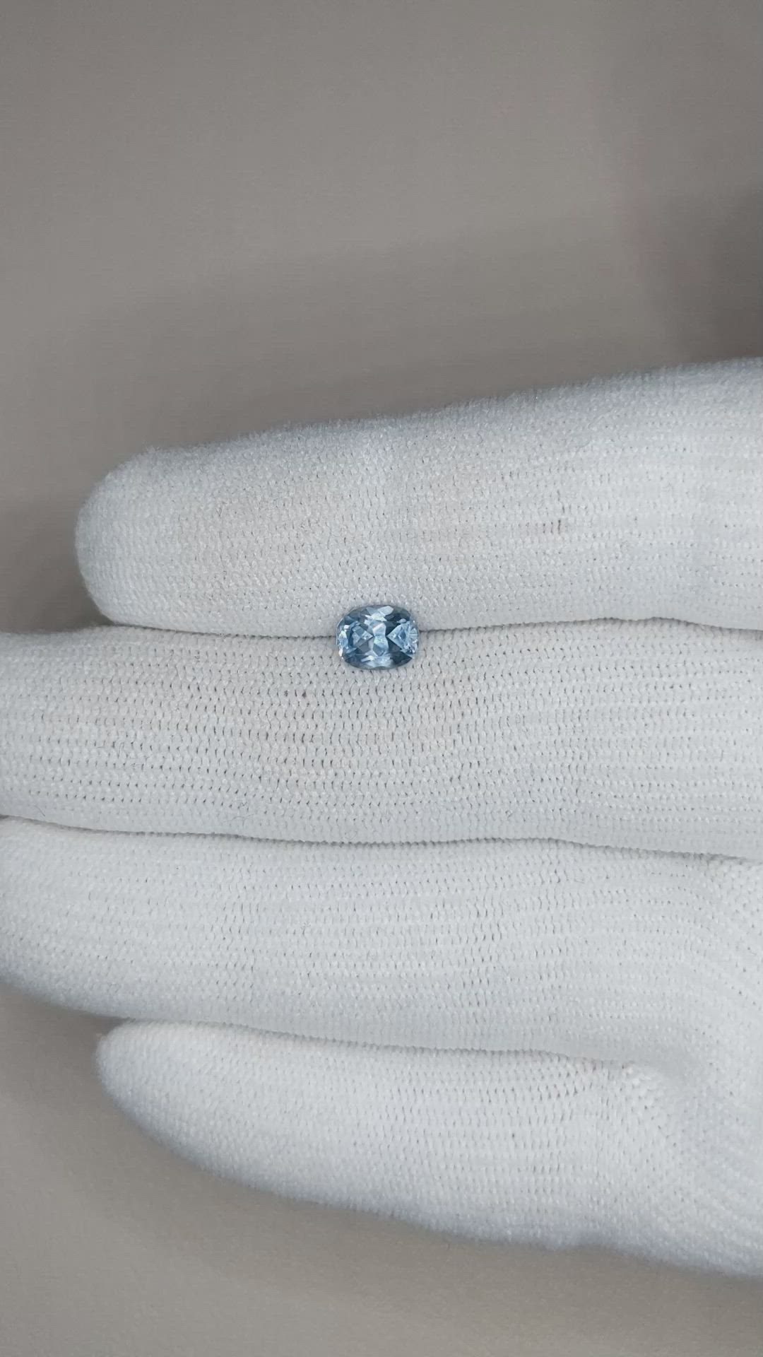 0.94 Ct. Blue Sapphire from Montana Size Video