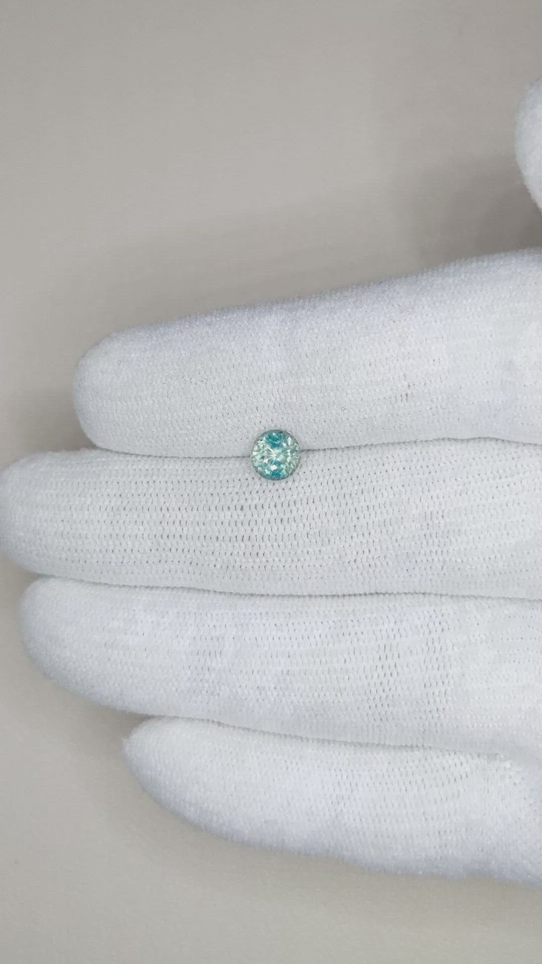 0.96 Ct. Bi Color Sapphire from Montana Size Video