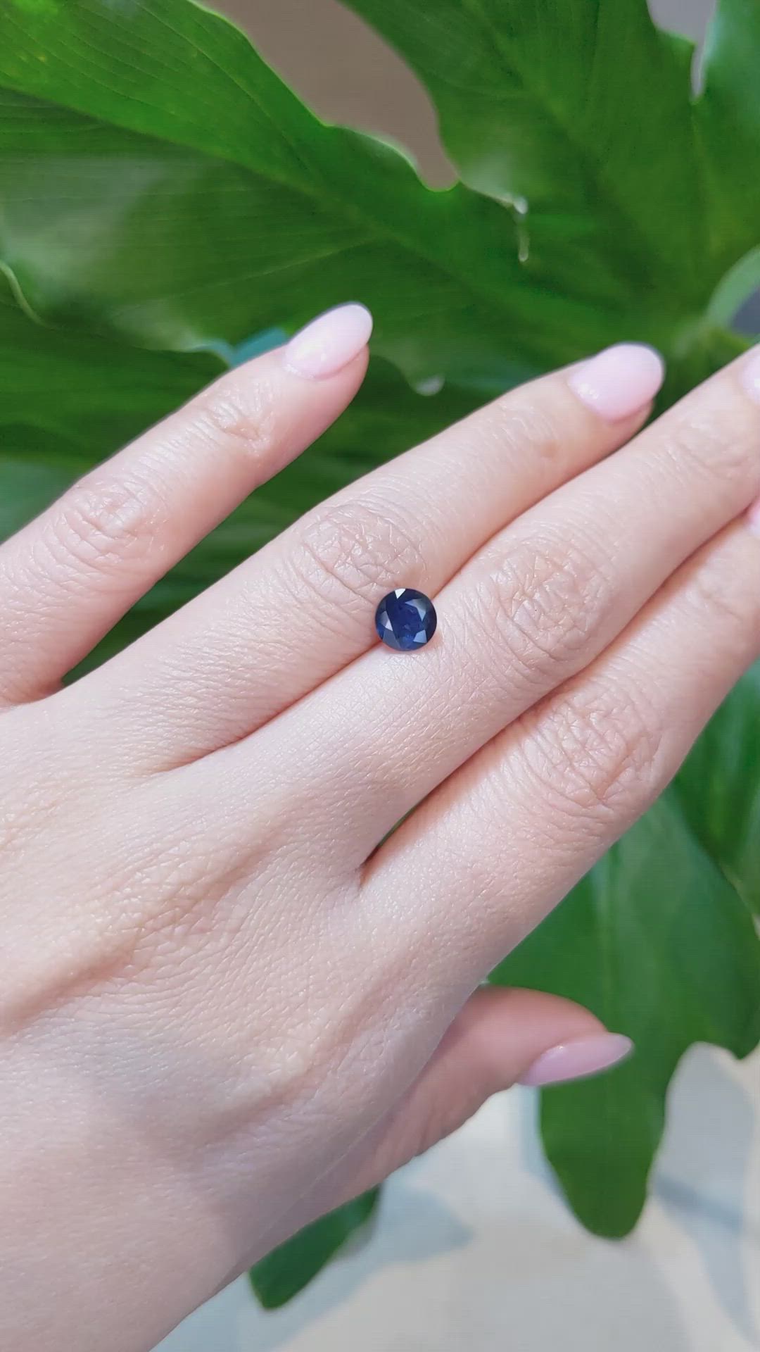 1.20 Ct. Blue Sapphire from Madagascar Size Video