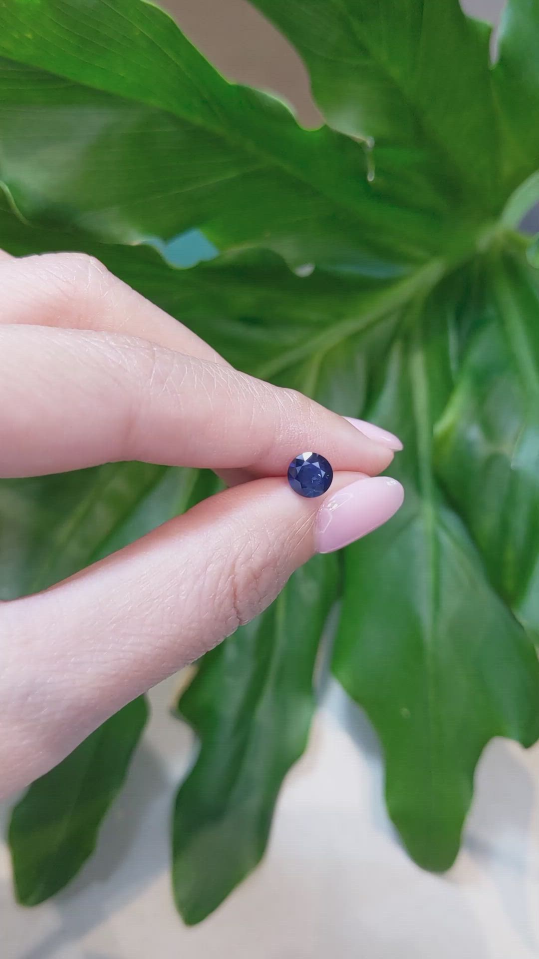 1.20 Ct. Blue Sapphire from Madagascar Size Video