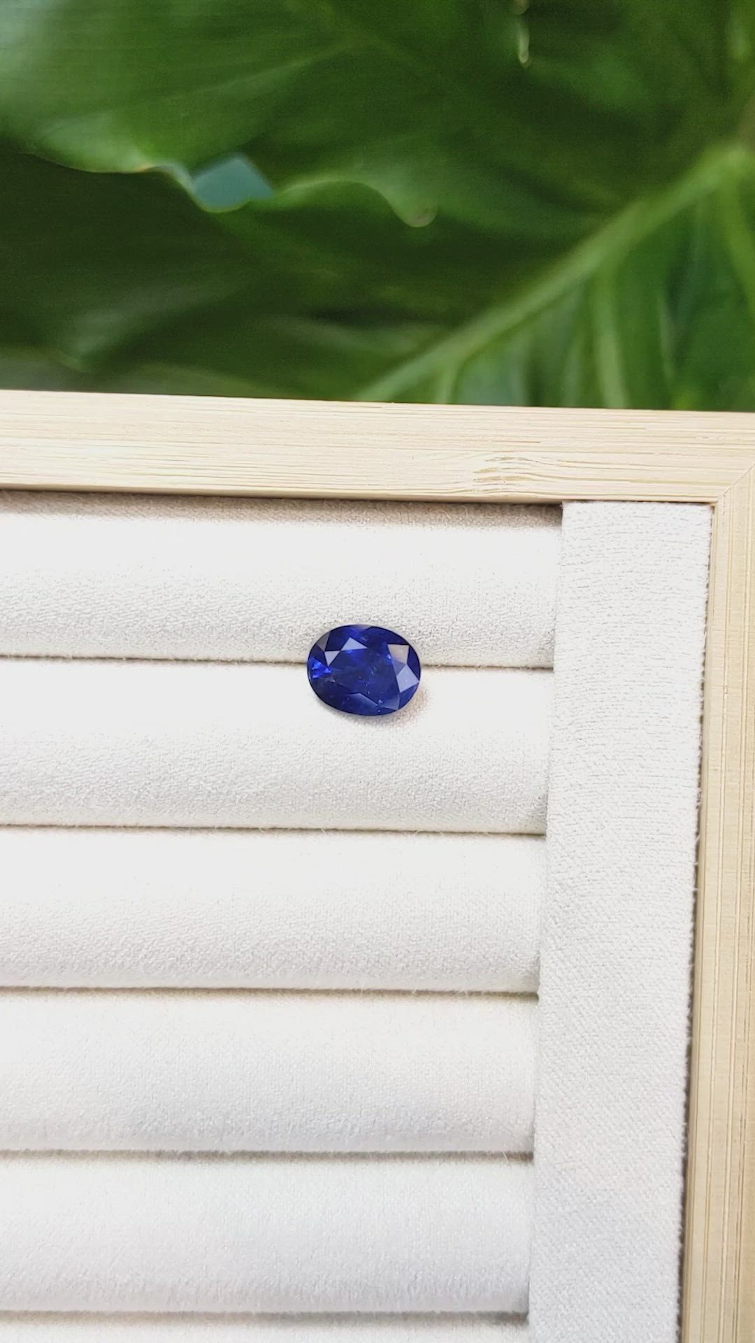 4.03 Ct. Blue Sapphire from Ceylon (Sri Lanka) Size Video