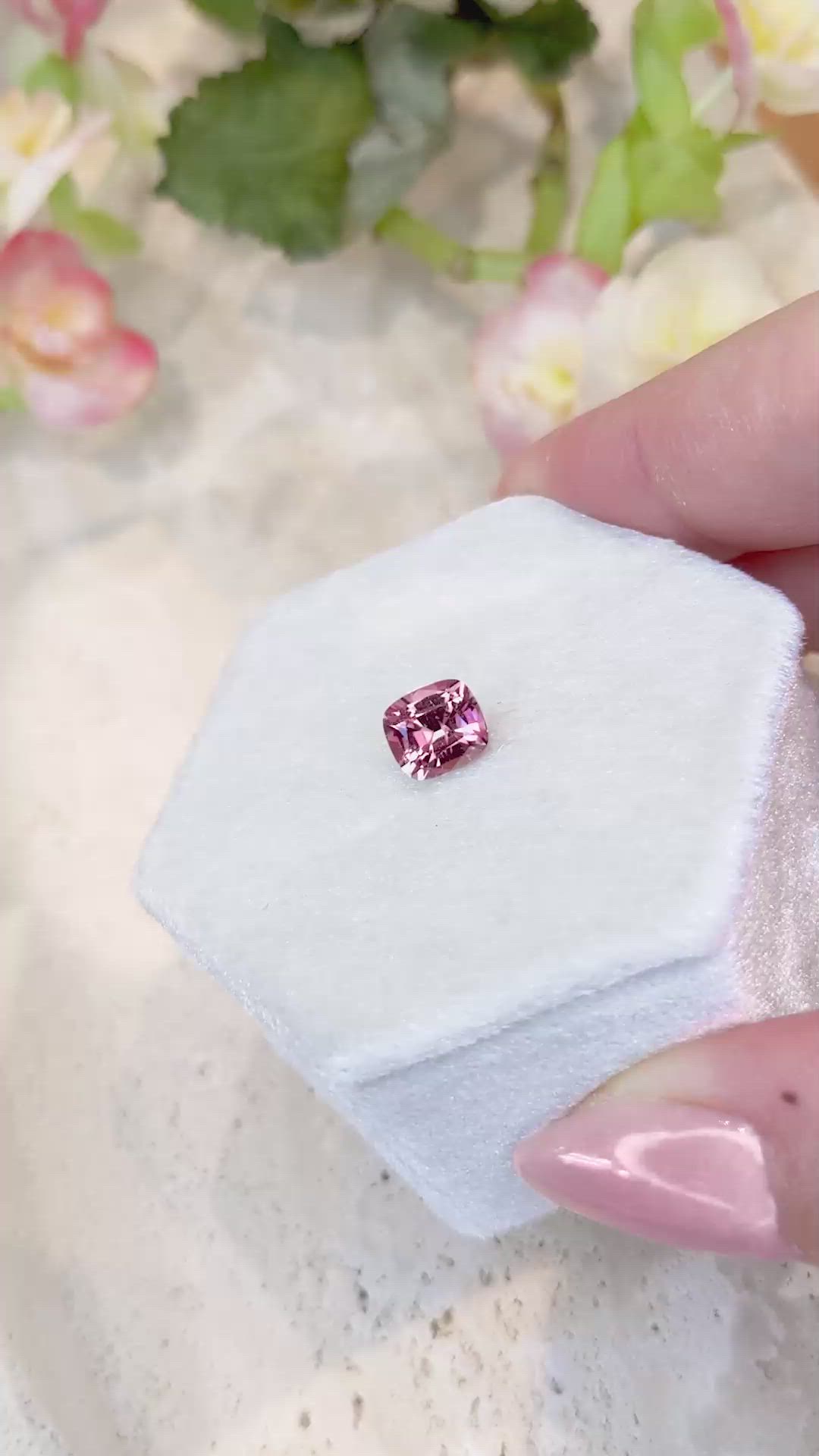 1.45 Ct. Pink Sapphire from Madagascar Size Video